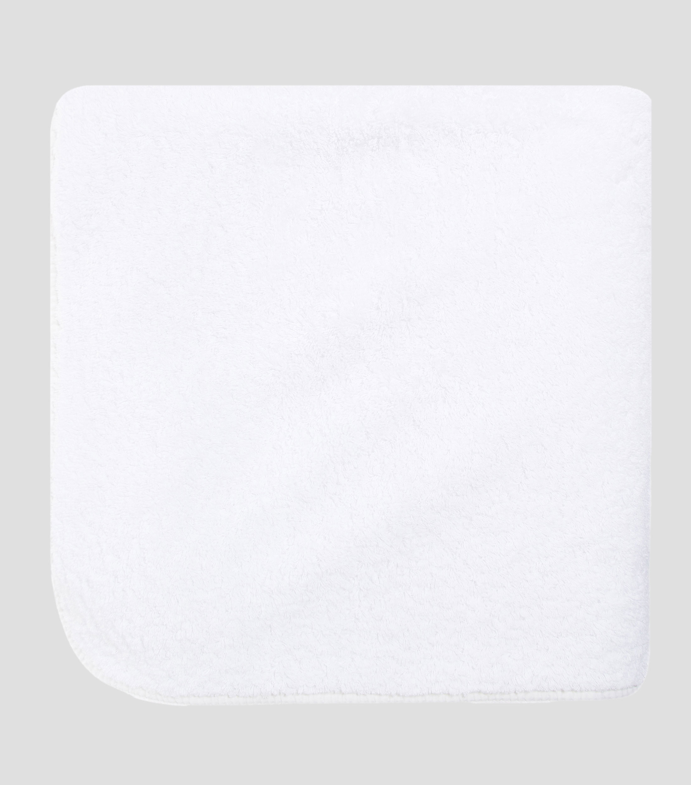 Toalla de medio baño blanca