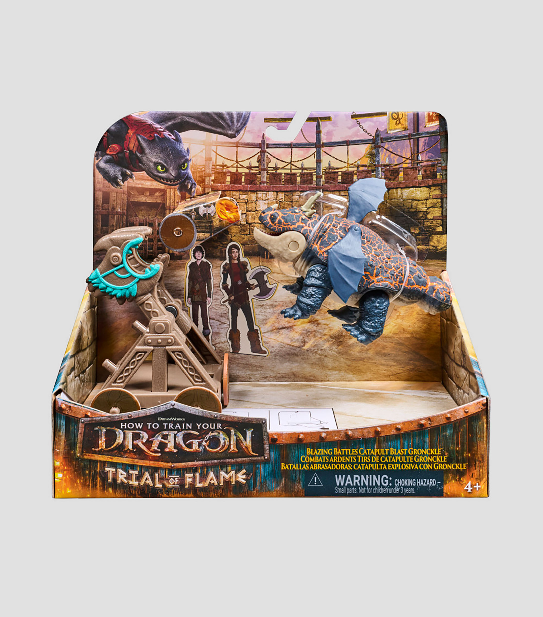 Figura de acción, How To Train Your Dragon - Catapulta Explosiva con Gronckle