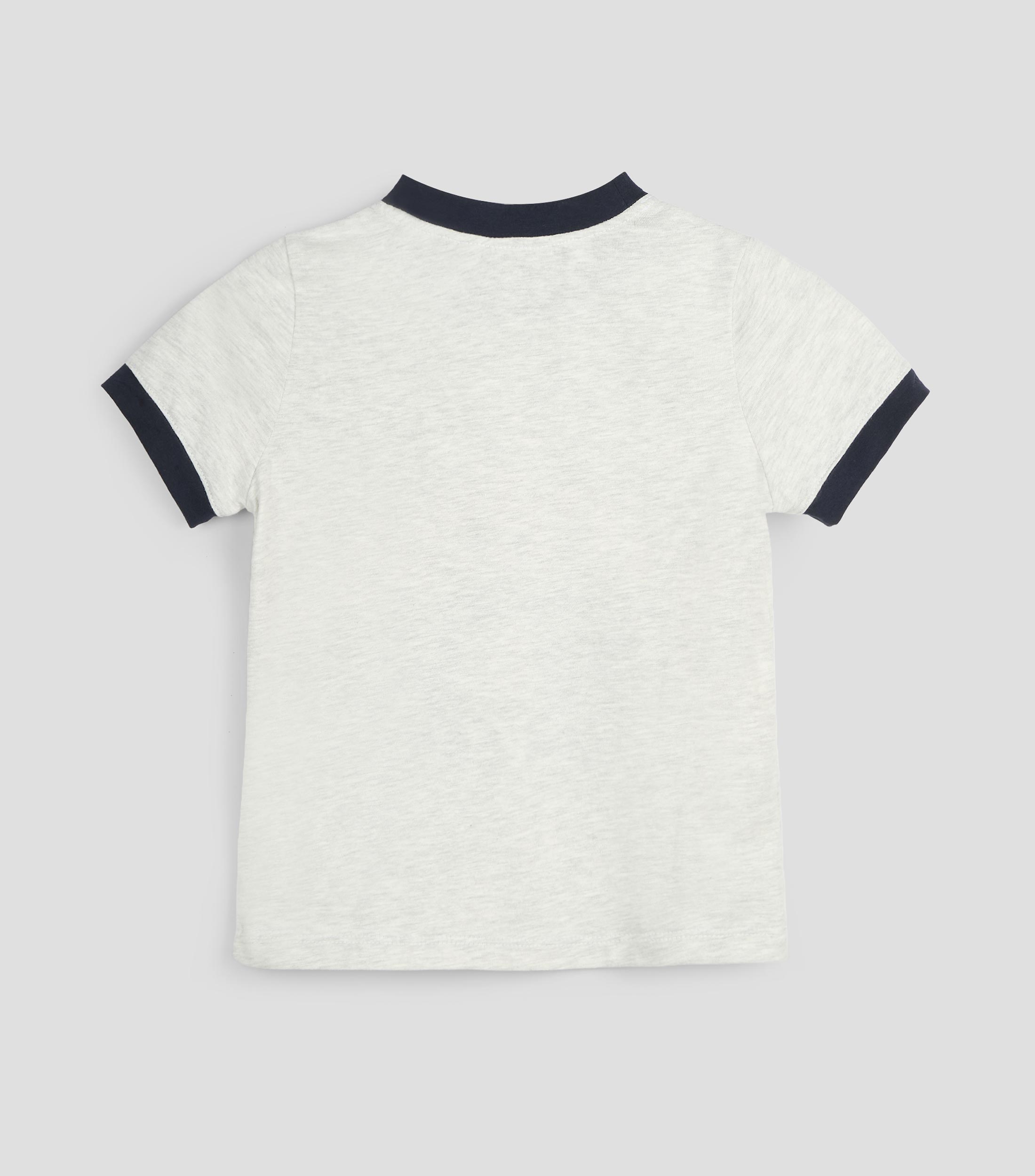 Playera cuello redondo manga corta estampada Niña