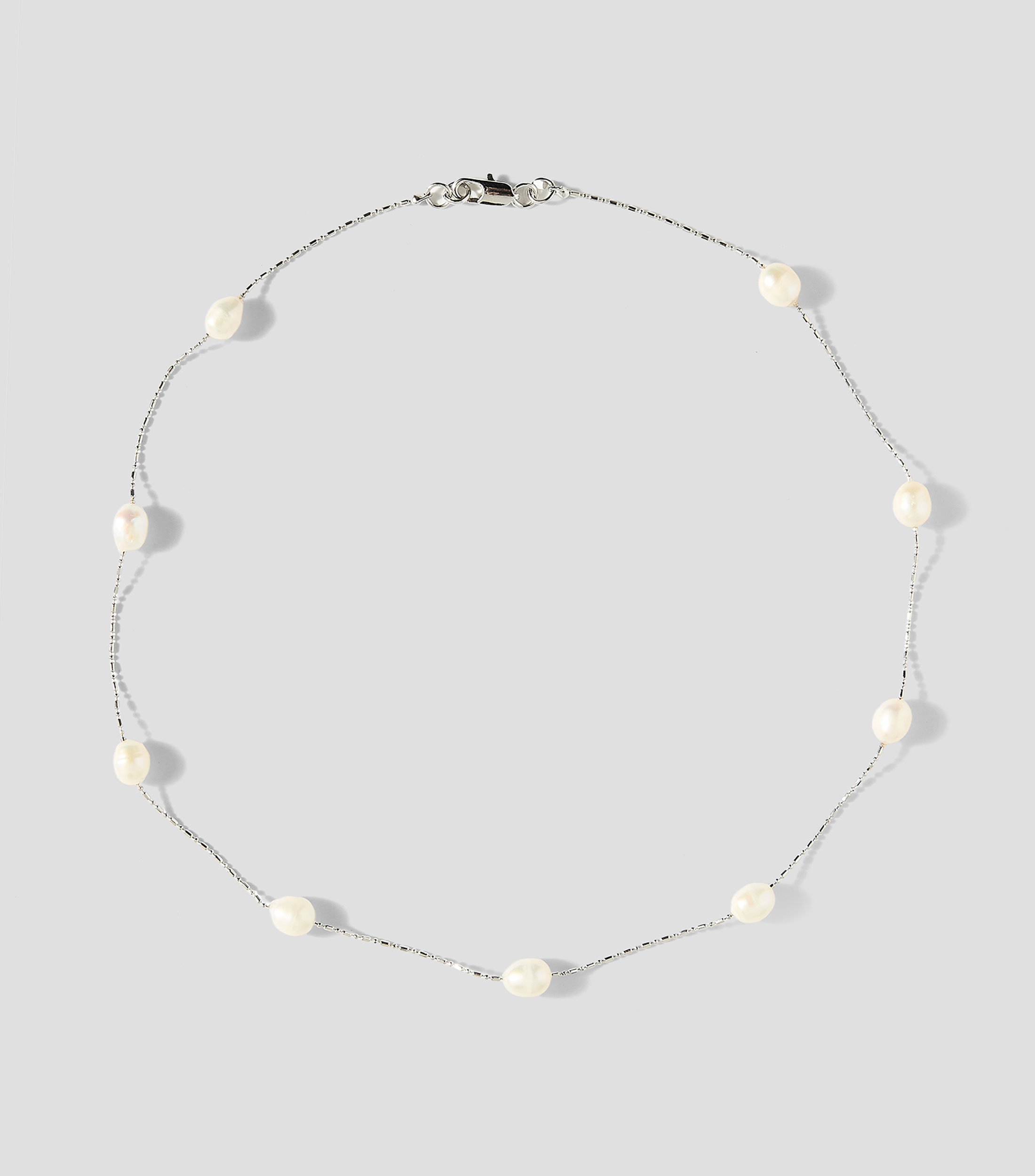 Collar en Plata .925 con perlas de agua dulce Mujer
