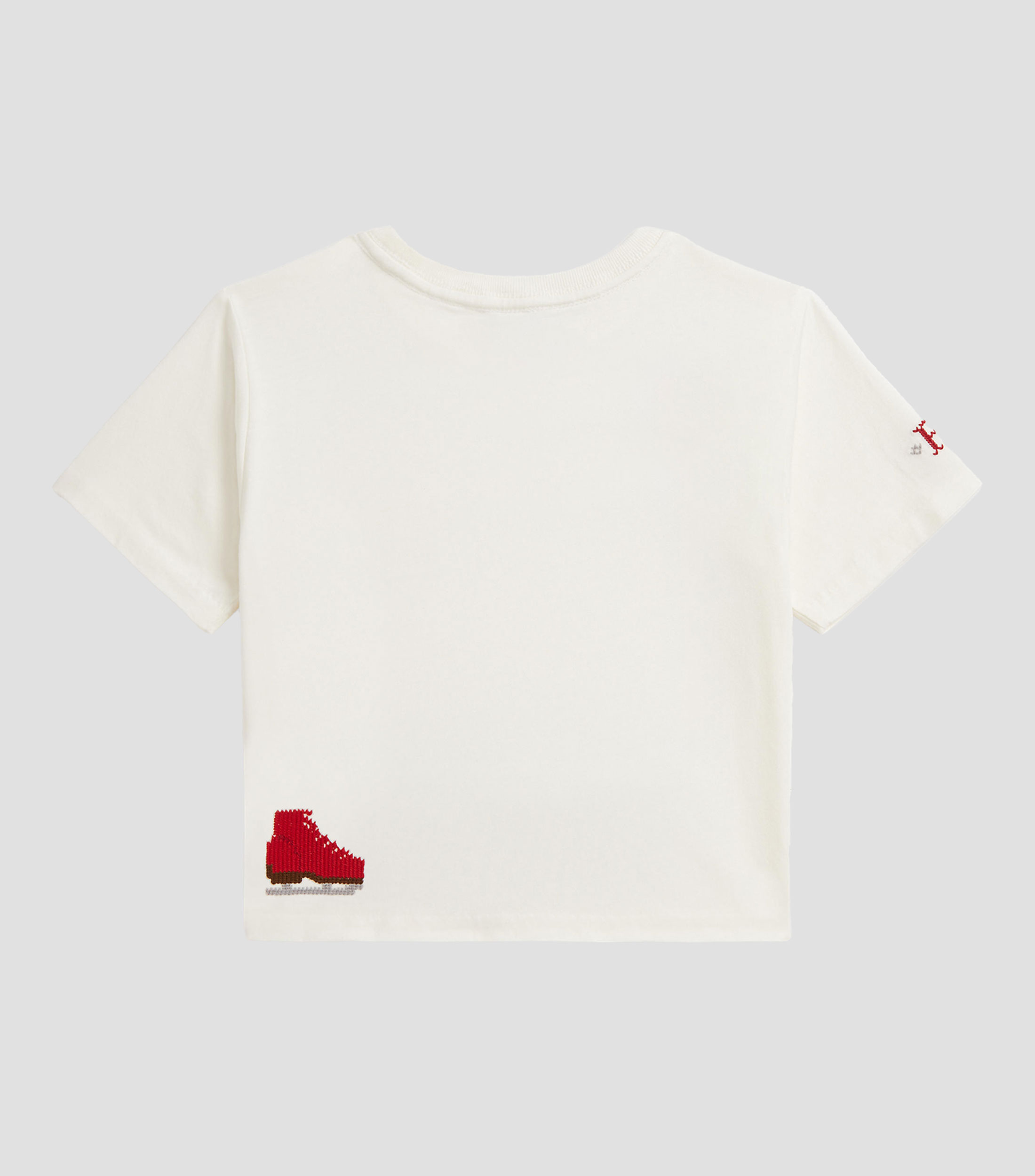 Playera de cuello redondo y manga corta Niña