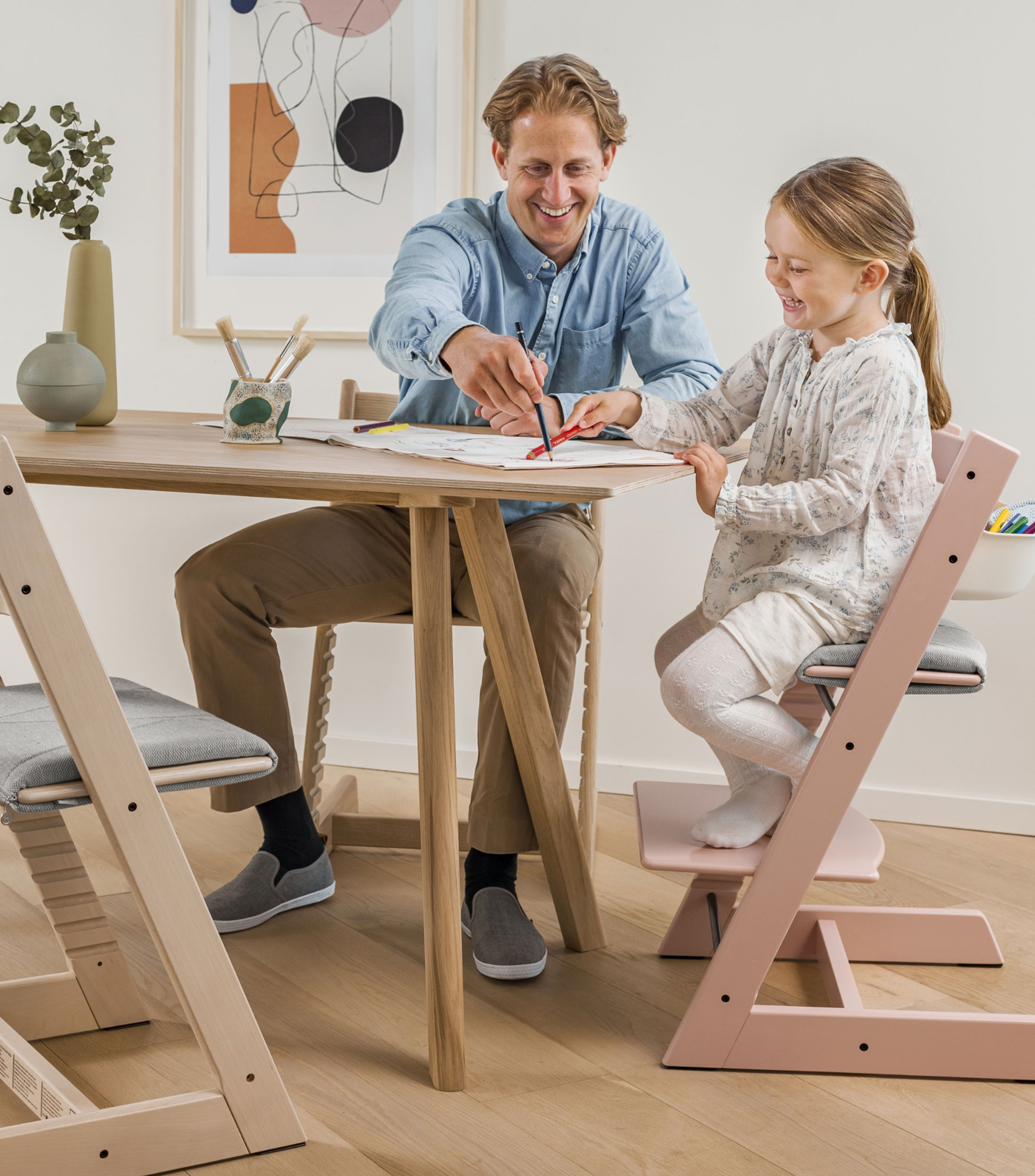 Cojin para Silla Junior Tripp Trapp Gris