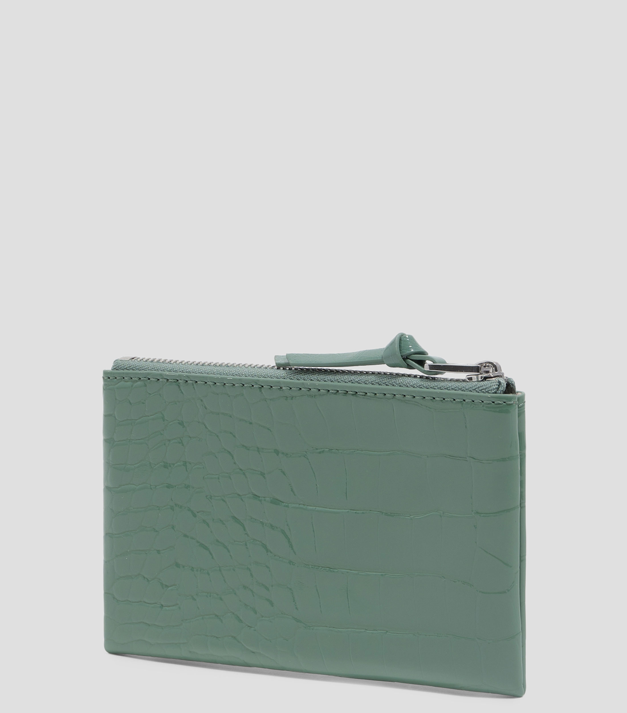 Monedero con textura brillante Mujer