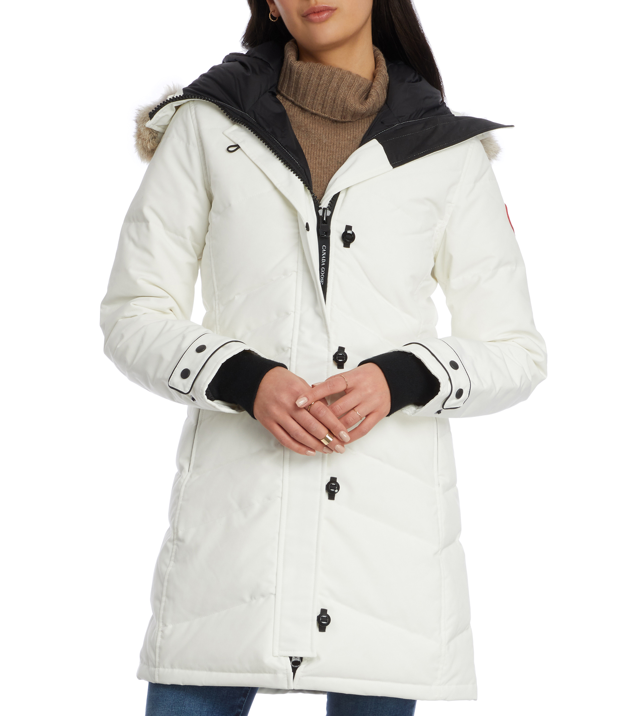 Canada goose mujer blanca top