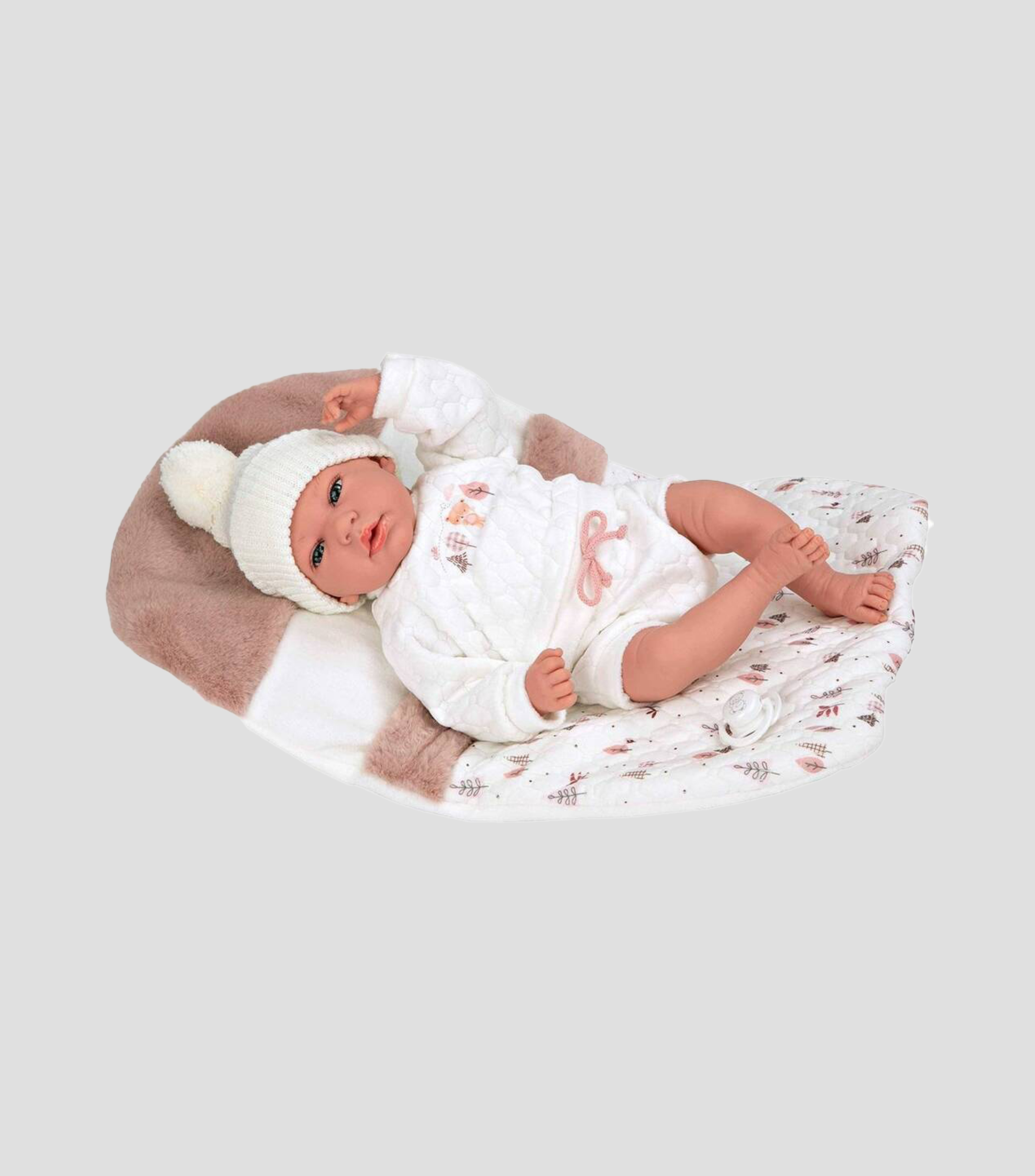 Muñeco Elegance Andie con saco de dormir 40 cm