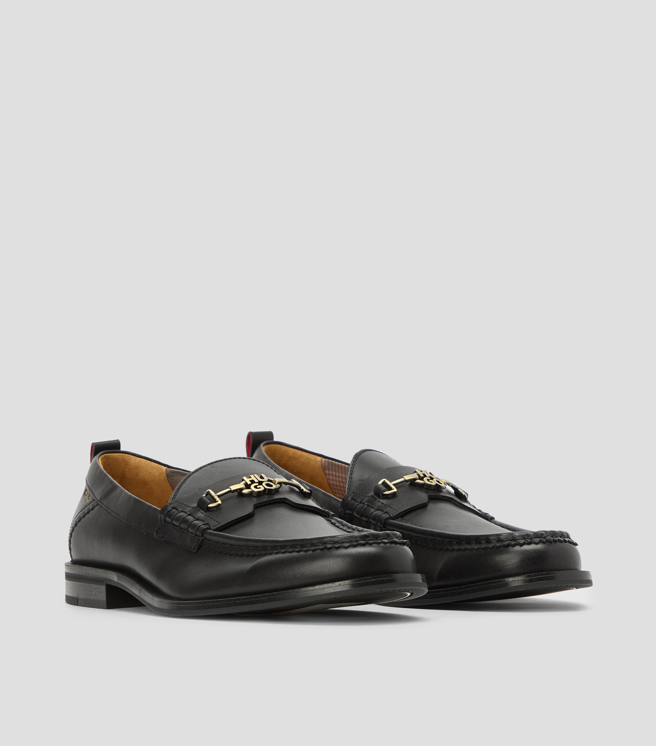 Mocasines en piel Hombre
