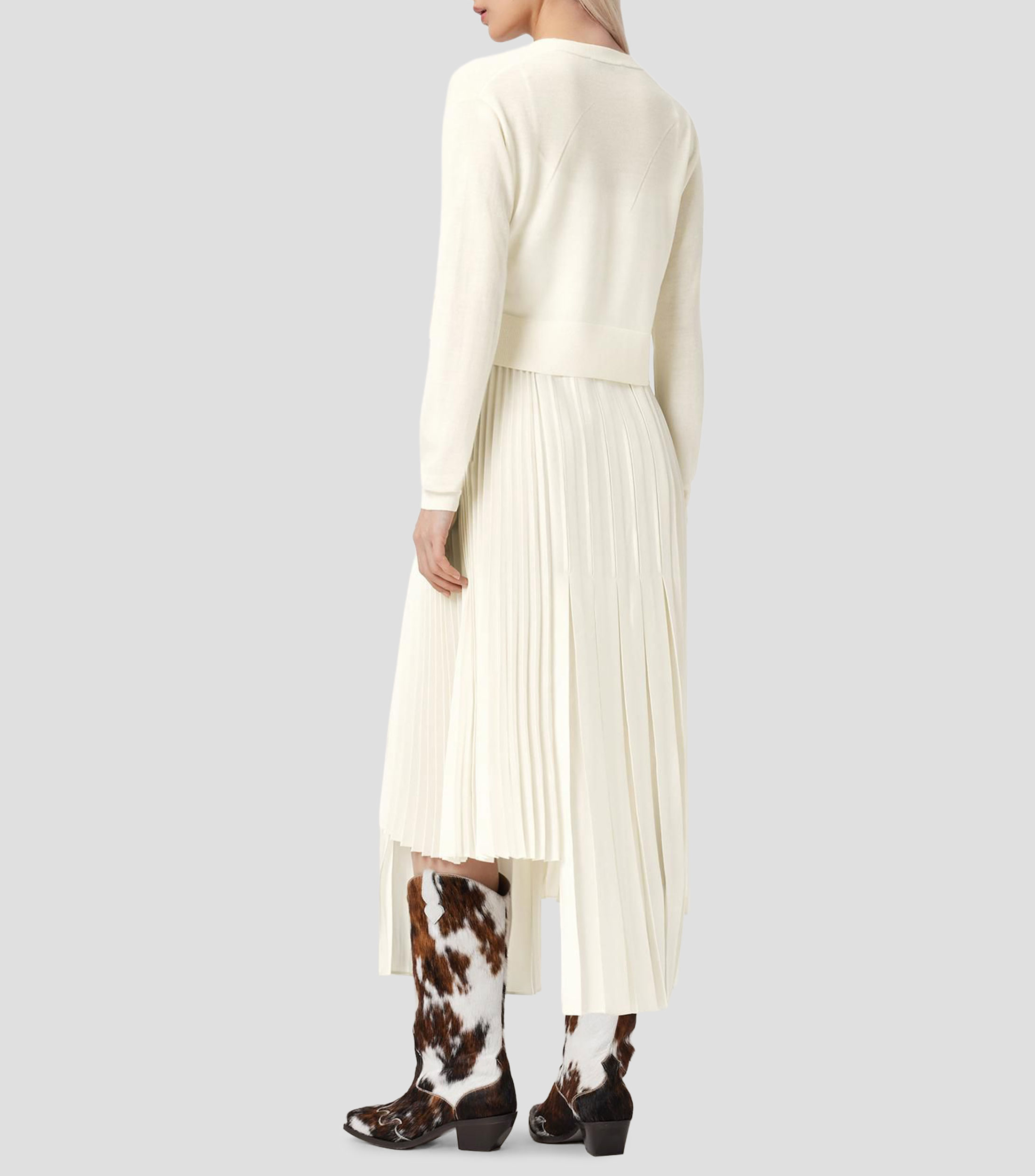 Vestido largo liso Lucille Mujer