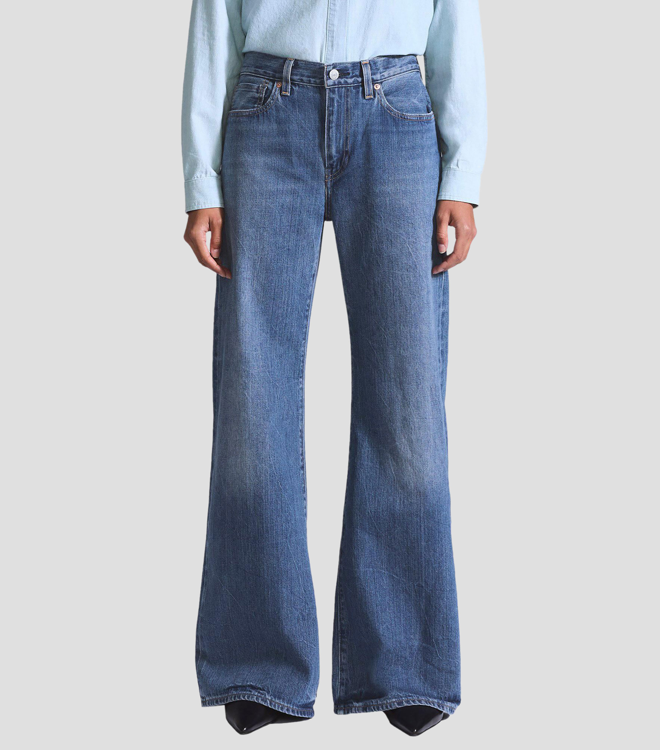 Carve mezclilla japonesa premium Blue Tab Jeans Levi’s Mujer