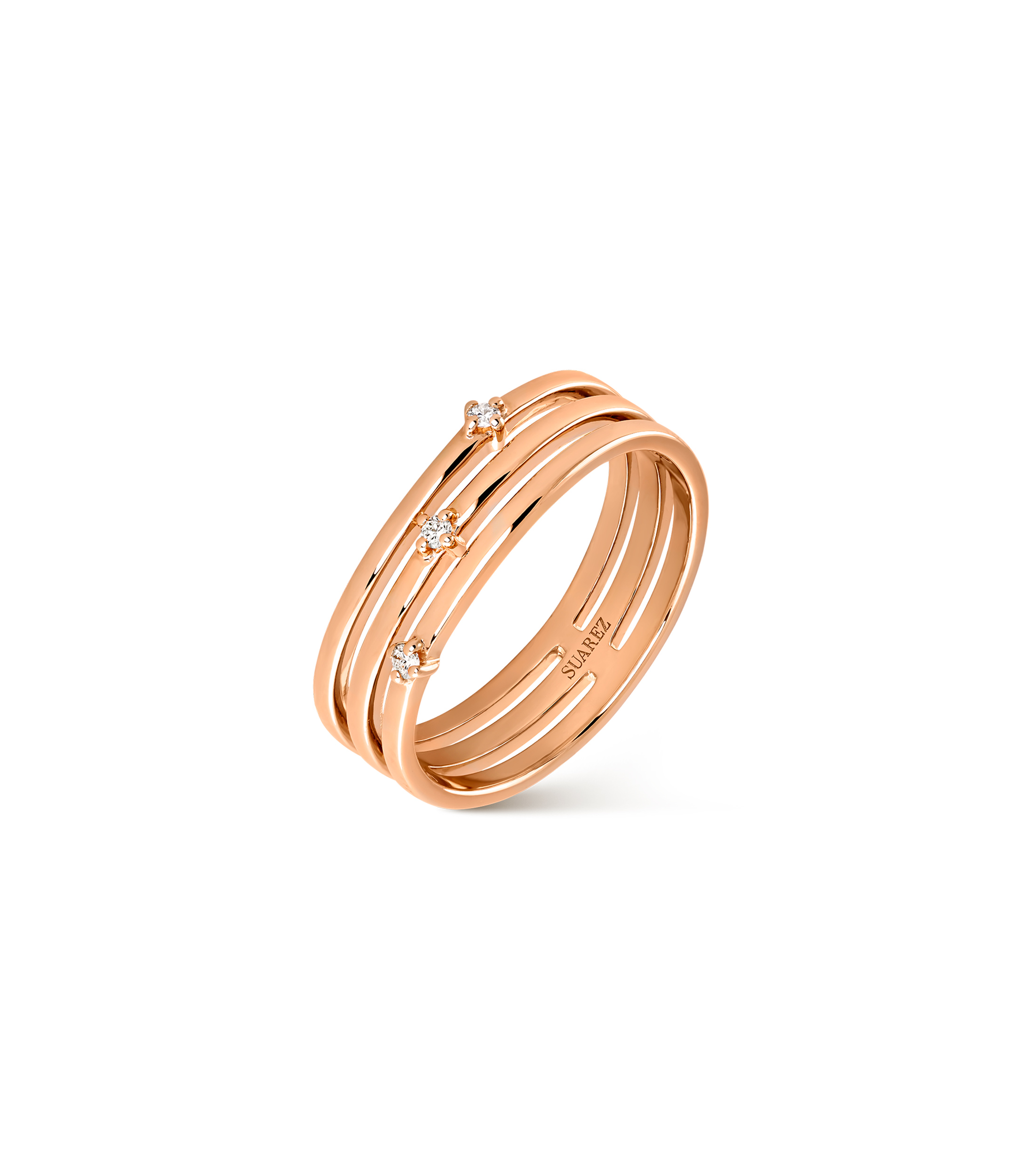 Anillo en Oro rosa 18 Kts Idalia Talla 13 Mujer