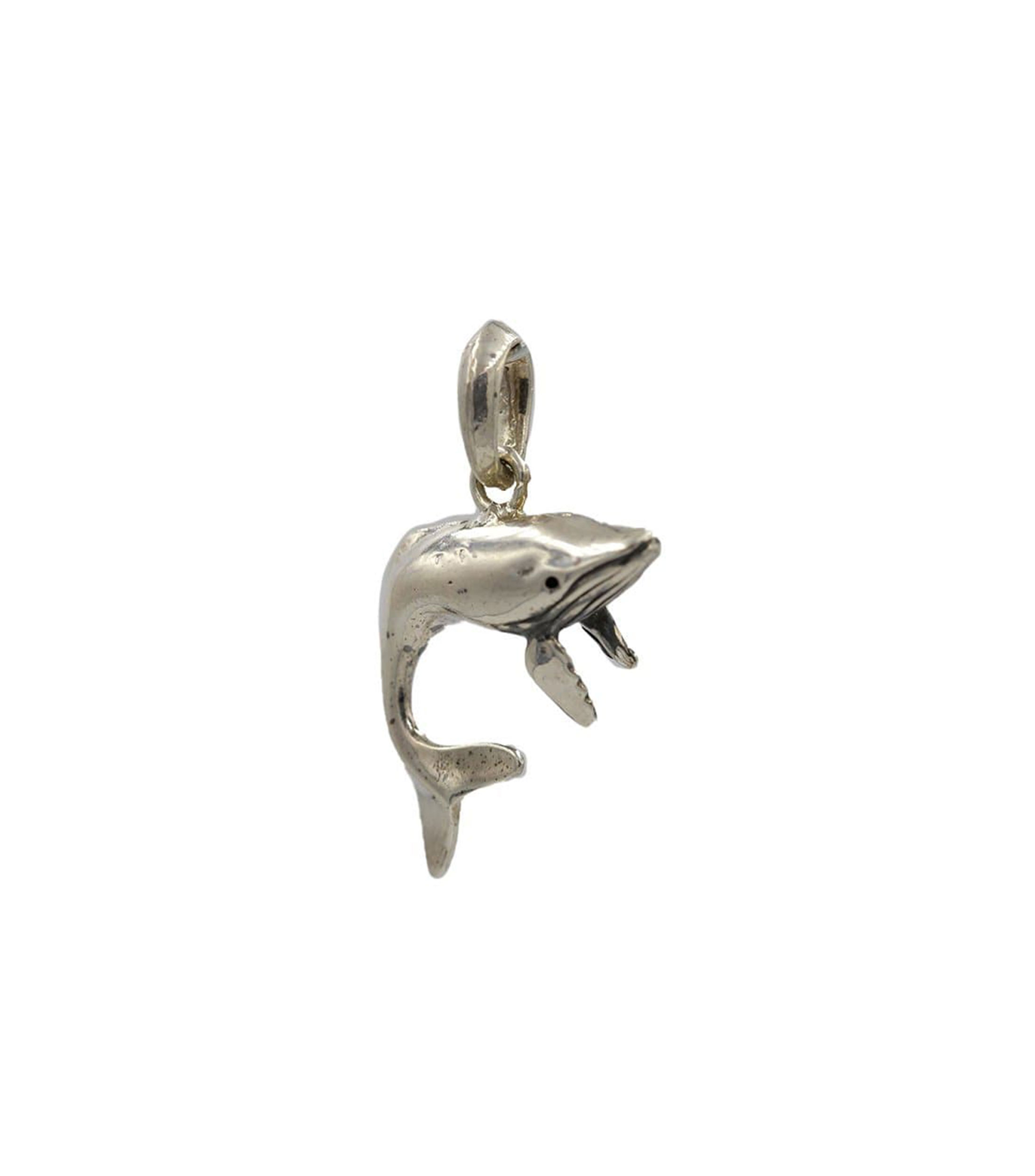 Dije Ballena Azul en plata .925 Unisex