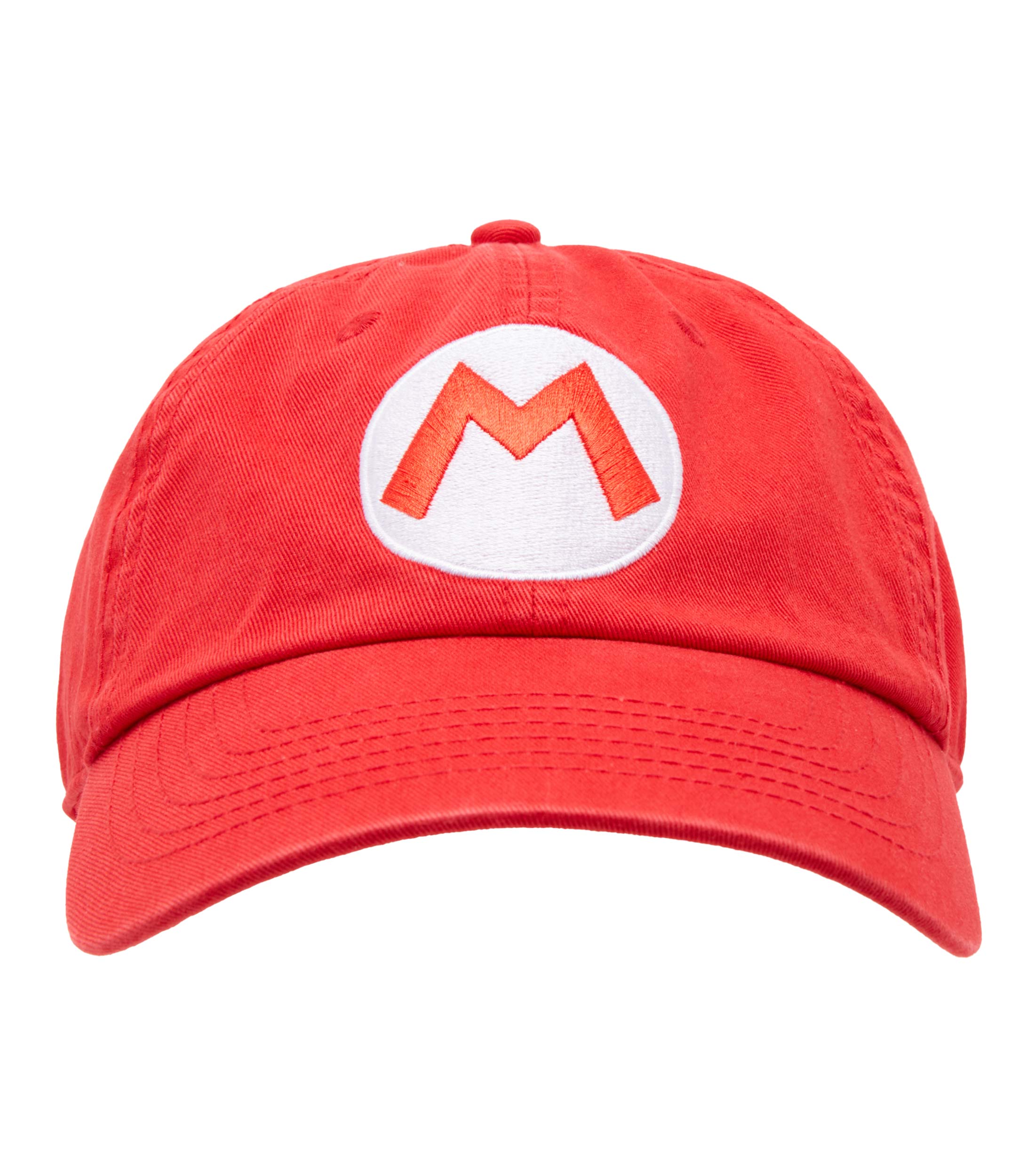 Cut Fabric,3DFlat Embroidery Mario rojo