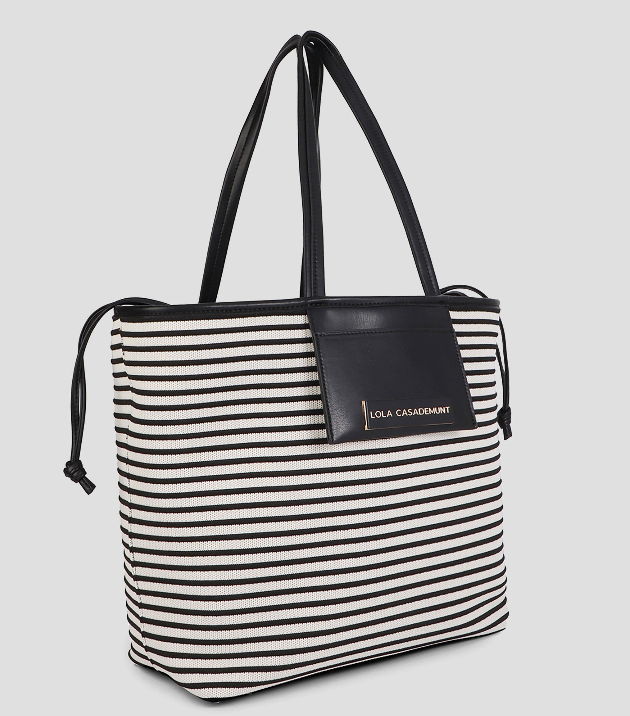 Bolsa tote multicolor rayas Mujer