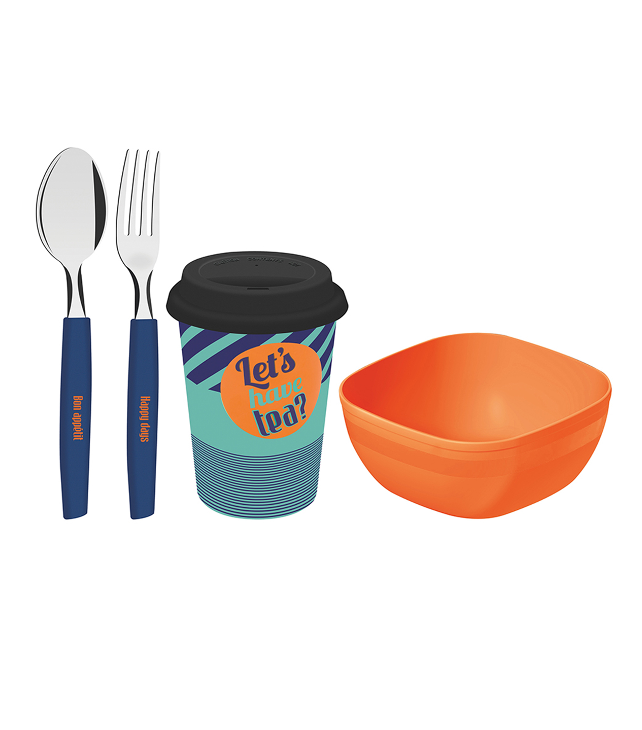 Set Breakfast 4 Piezas multicolor
