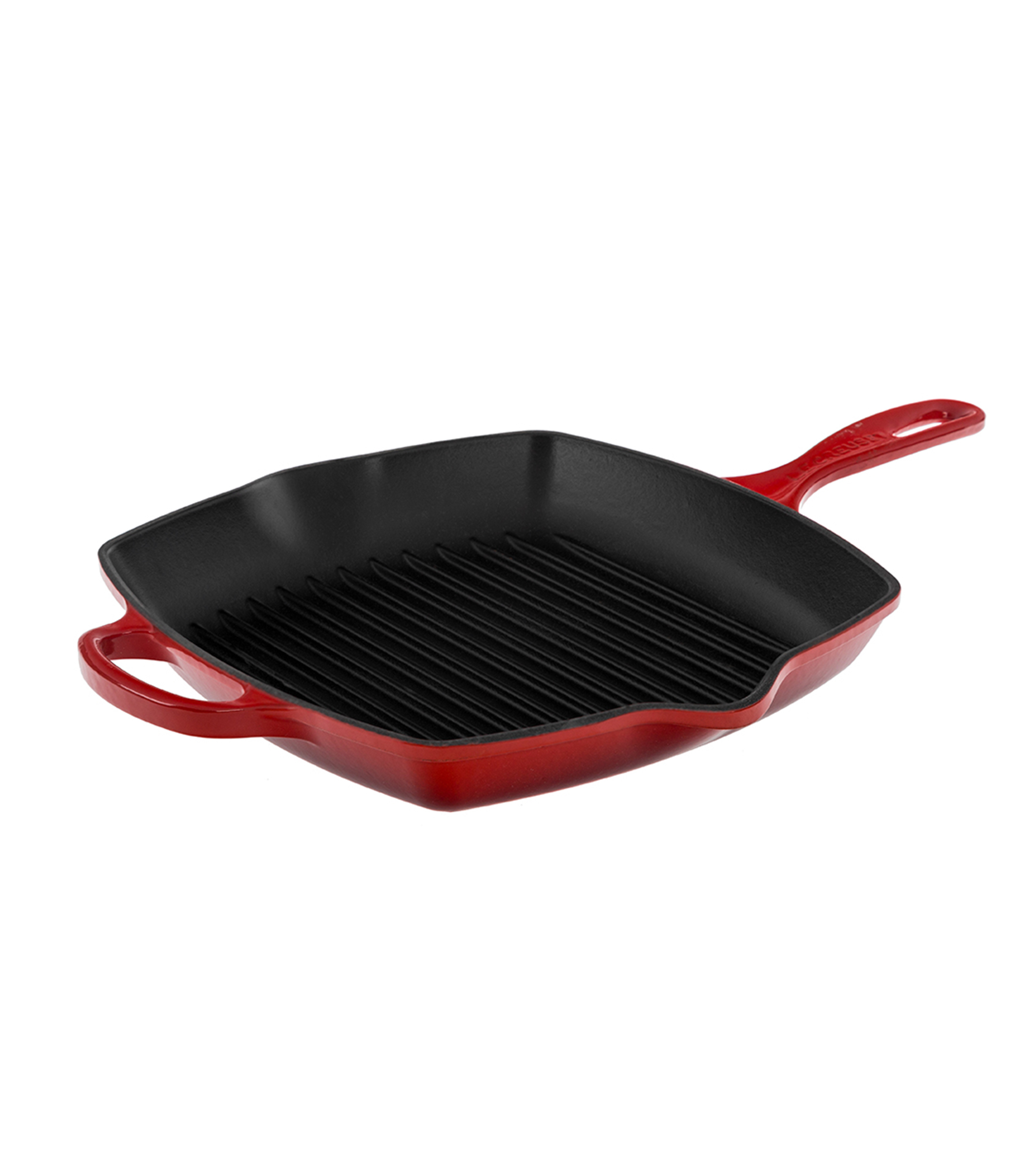 Sartén grill rojo de hierro