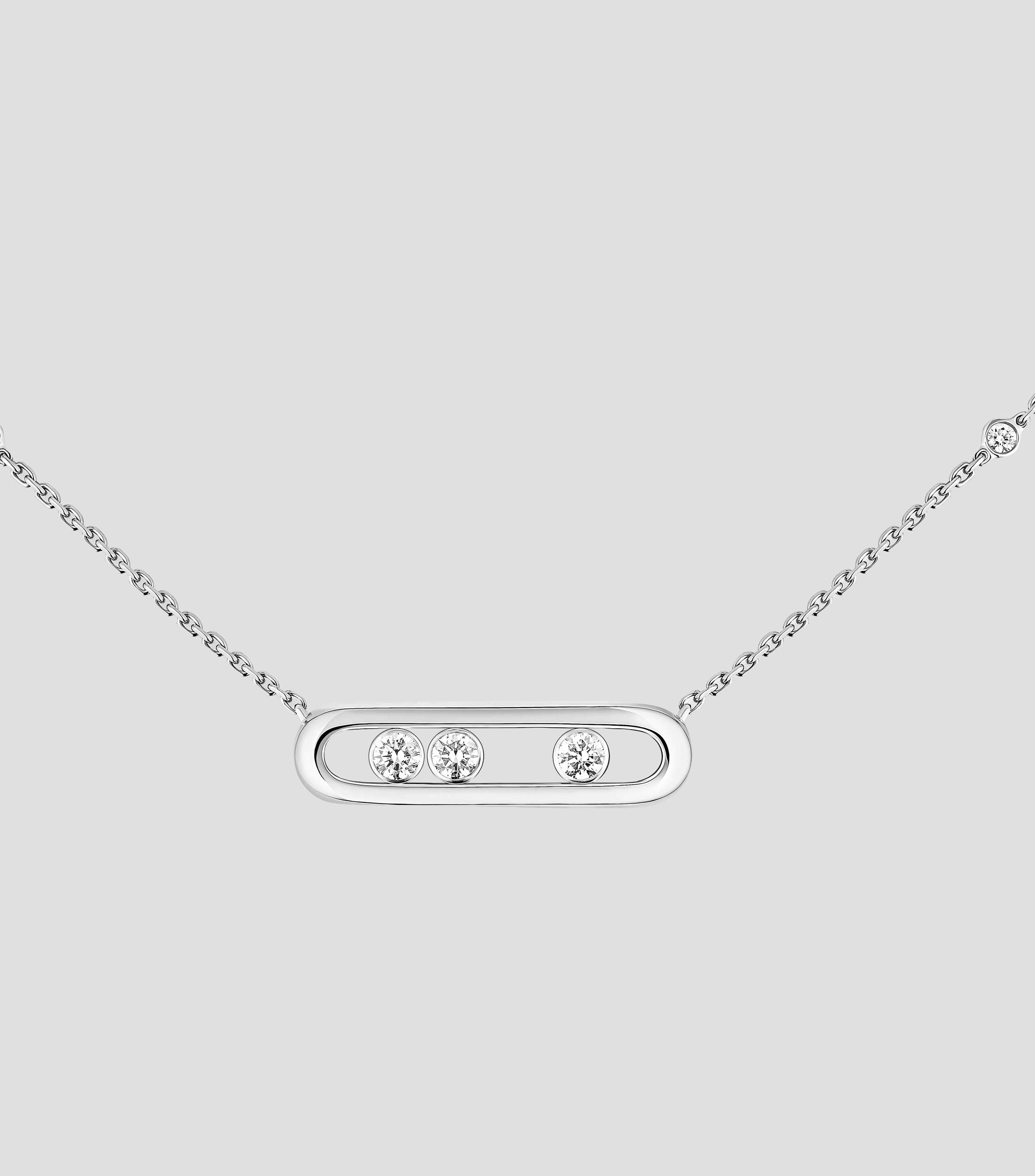 Collar Baby Move Classique en oro blanco de 18 kts Mujer