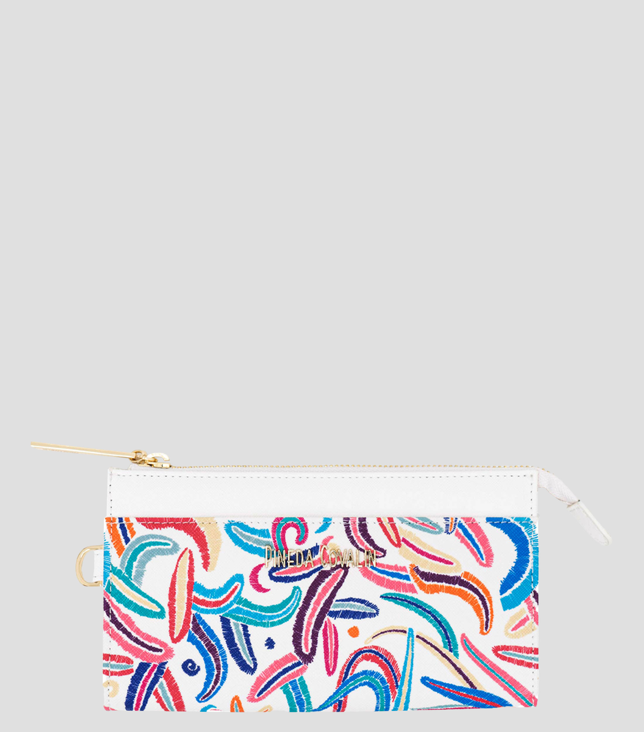 Bolsa wristlet blanca Quetzalcóatl Mujer