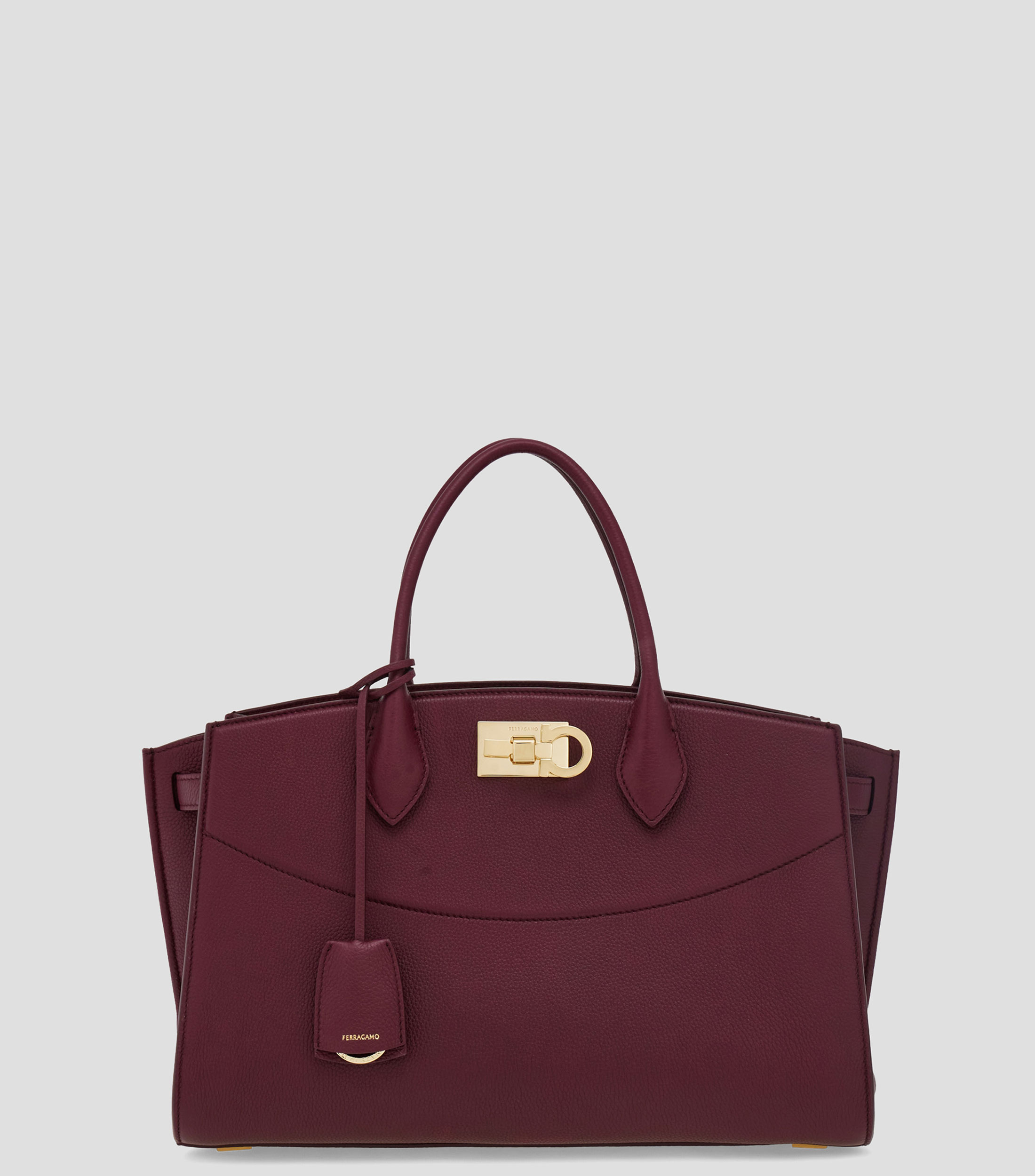 Bolsa shoulder en piel liso Mujer