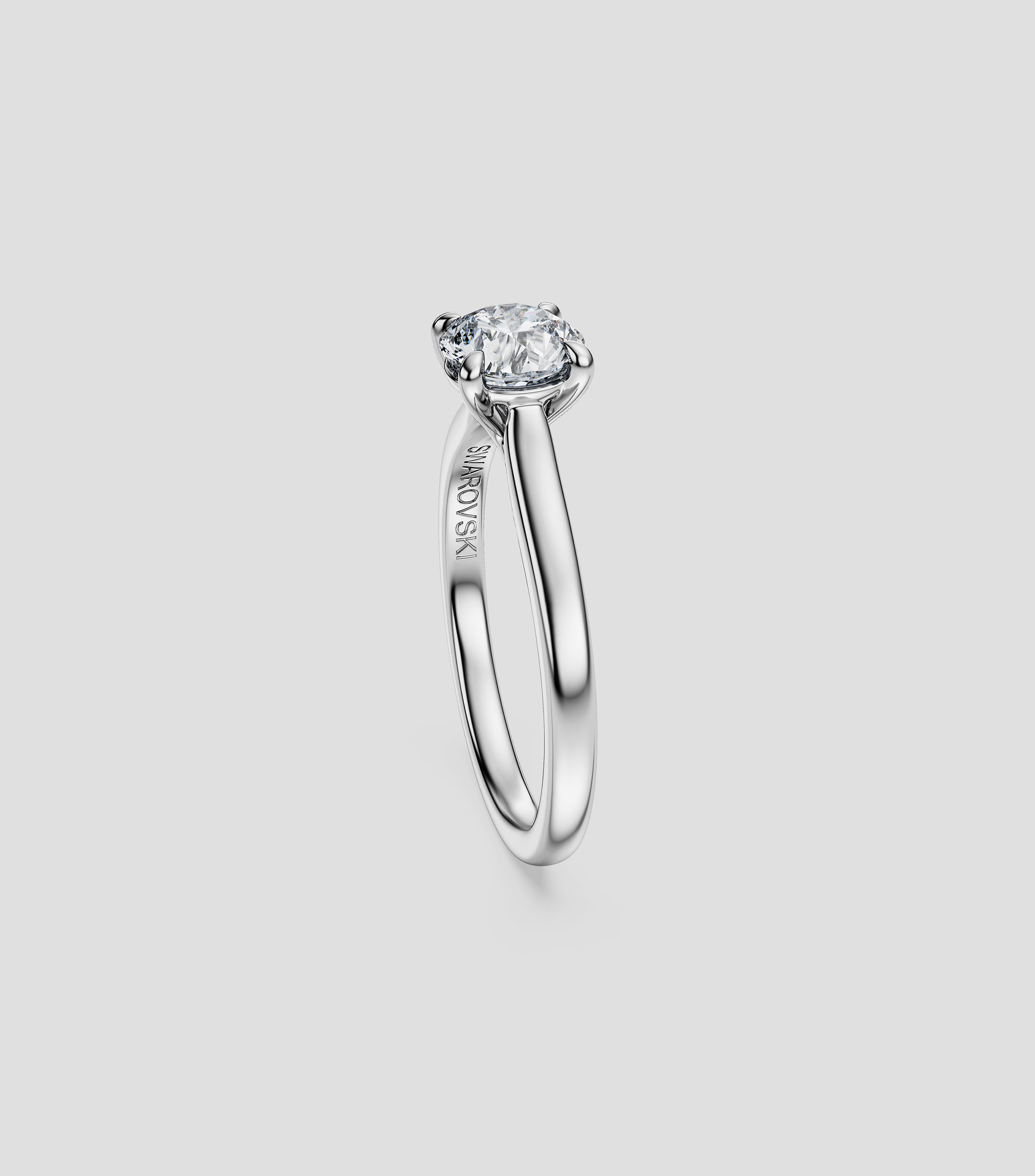 Anillo en oro blanco de 18 kilates Eternity con diamante Mujer, Talla 5