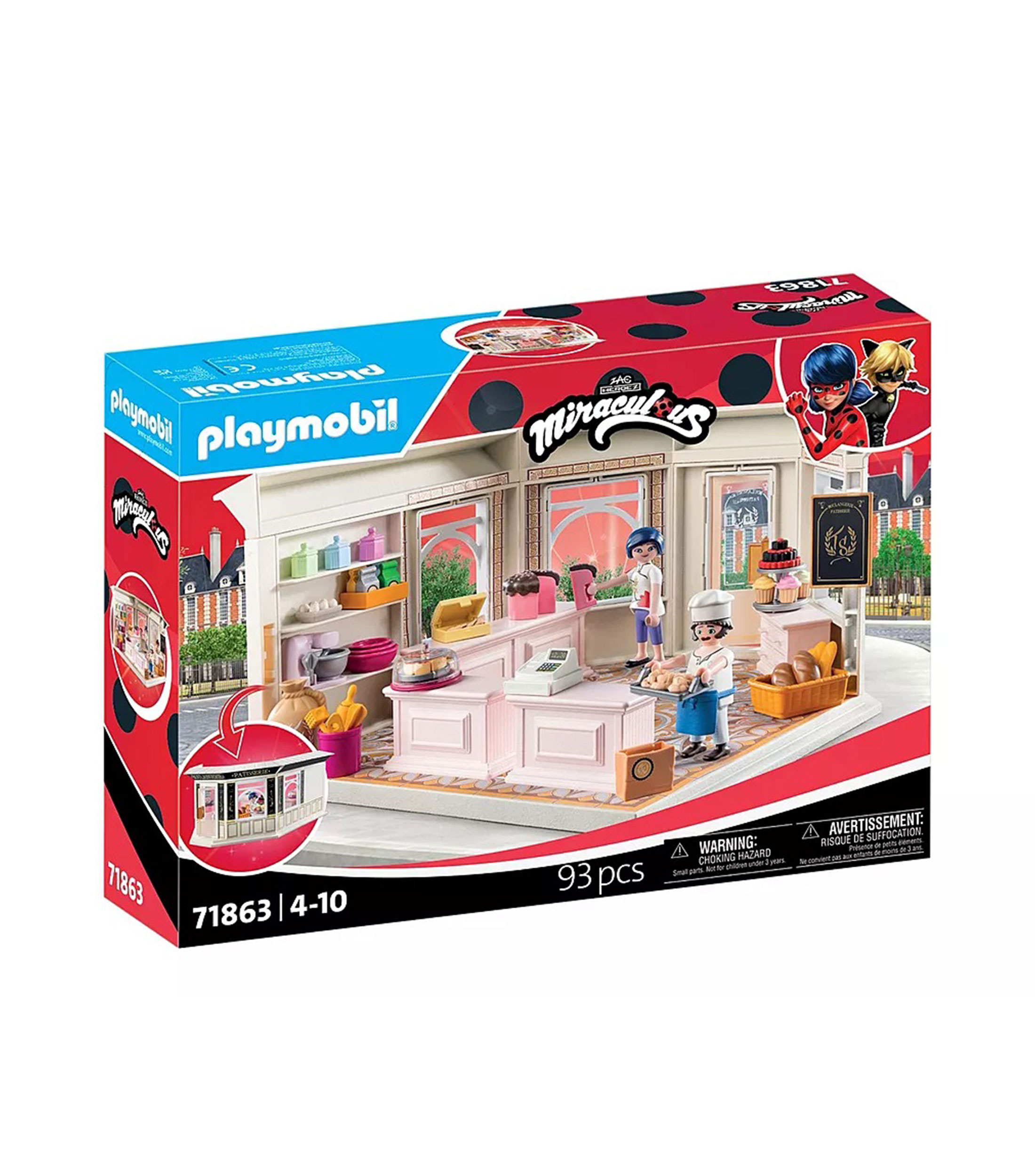 Playset Miraculous: pastelería francesa