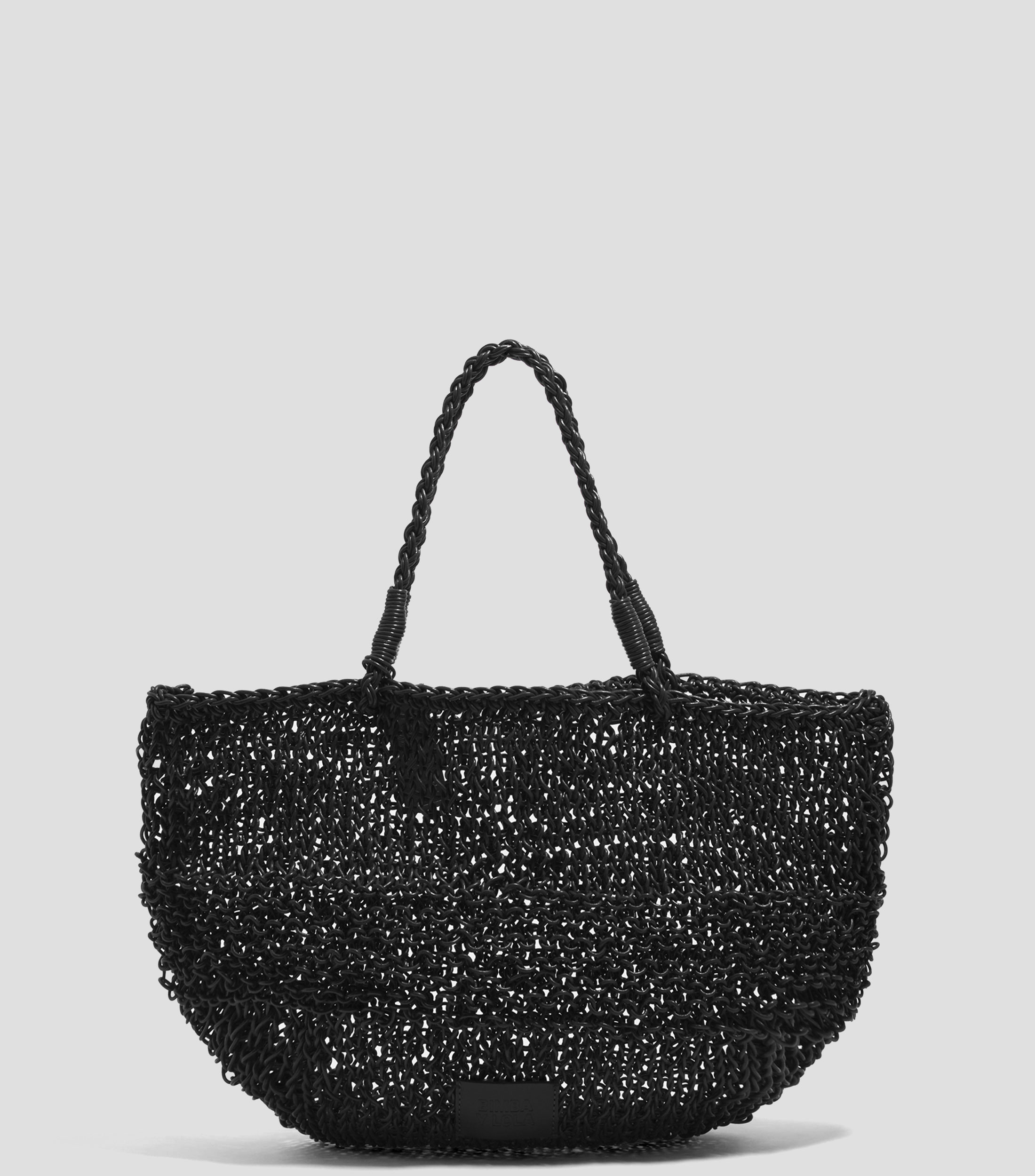Bolsa tote en piel liso Mujer
