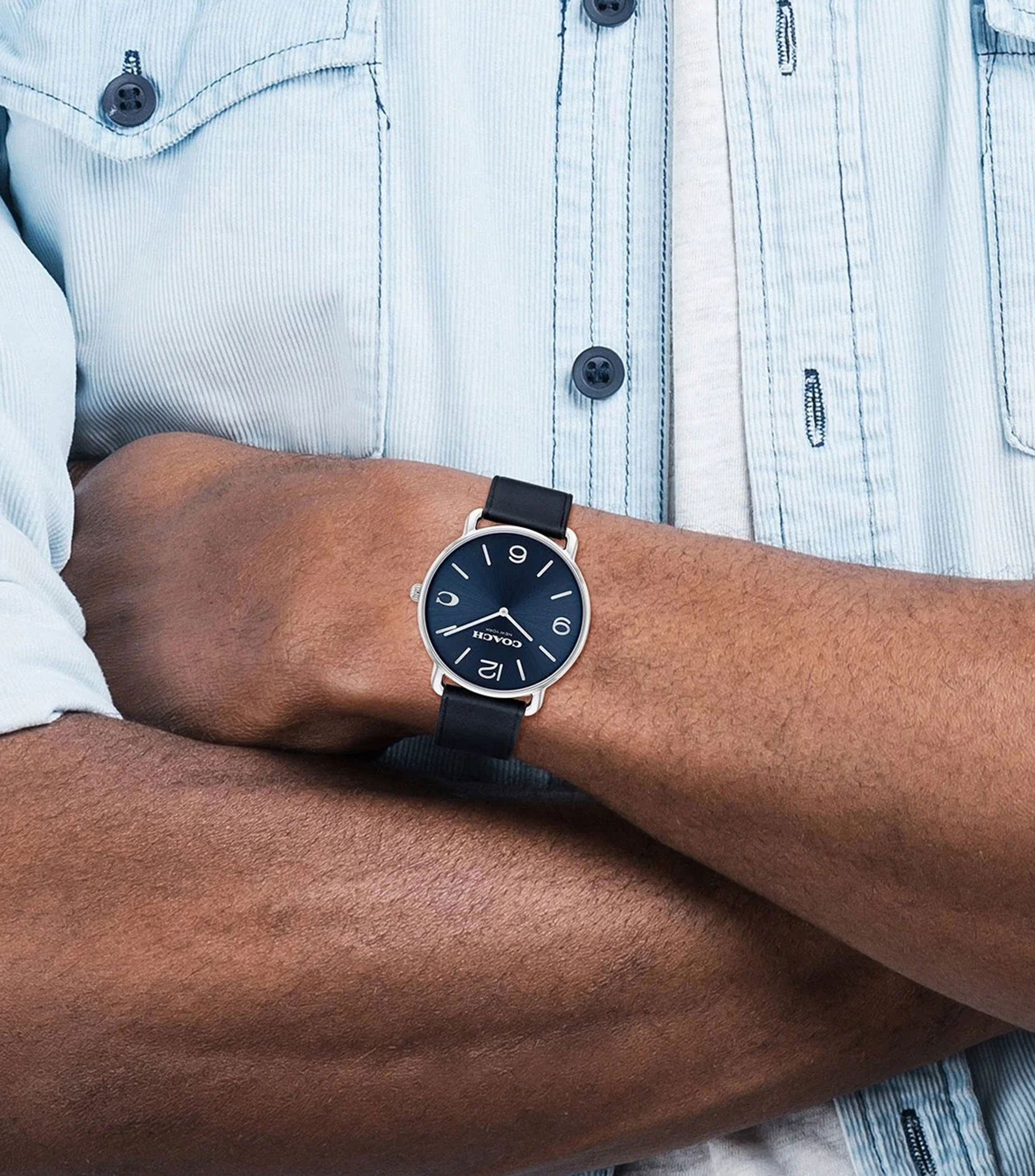 Reloj para Hombre Elliot Casual, Plateado