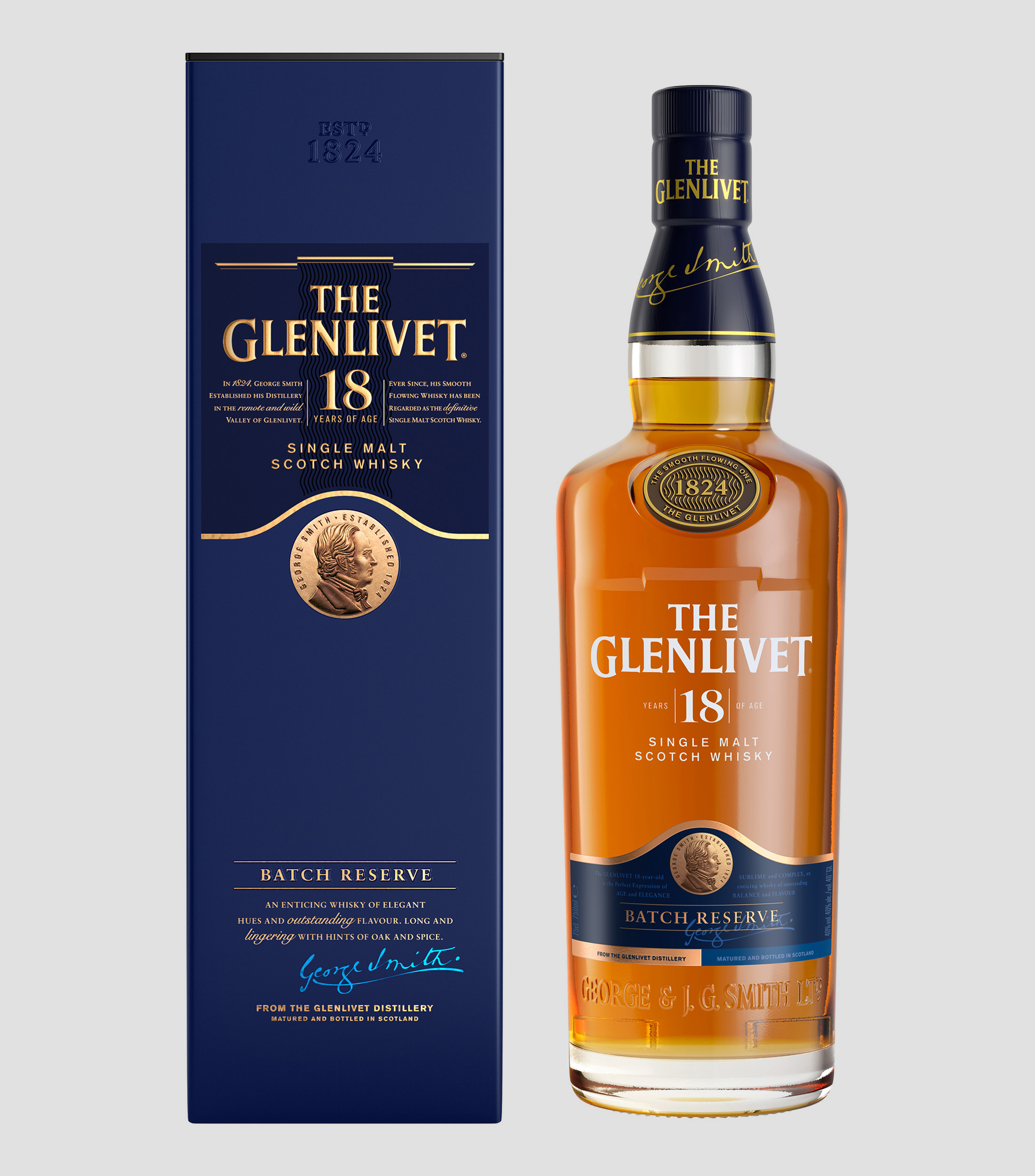 Whisky The Glenlivet 18 Años, 750 ml
