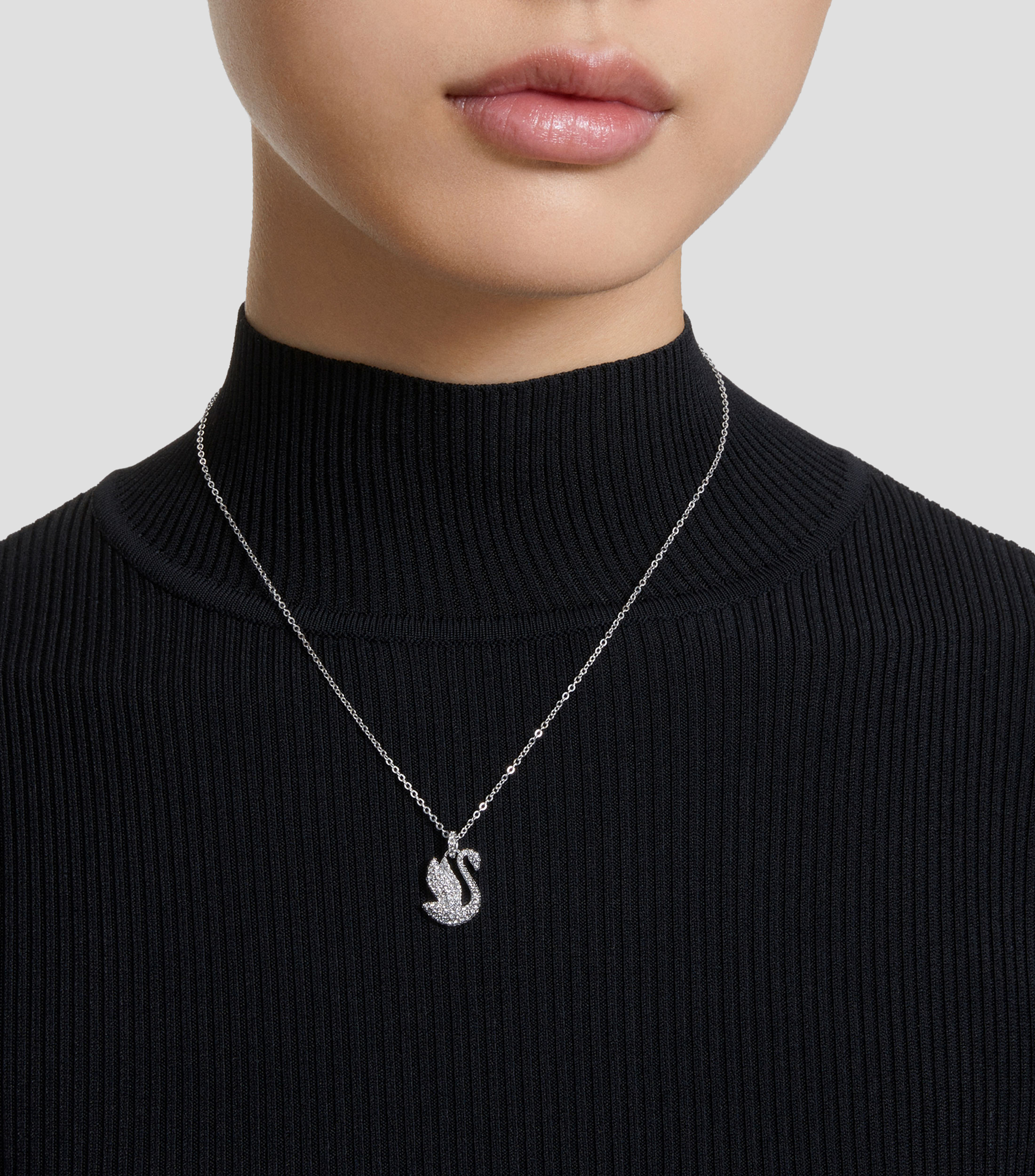Colgante Cisne con cristales Iconic Swan Mujer