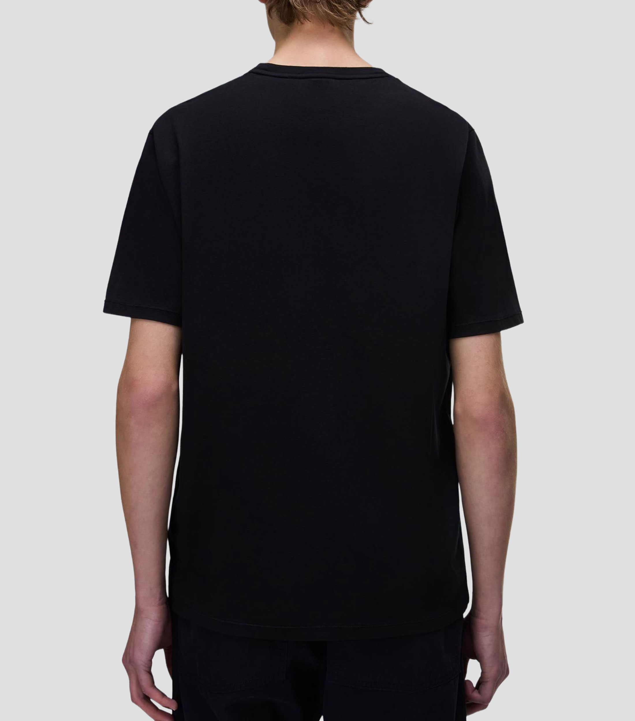 Playera cuello redondo manga corta Badge lisa Hombre