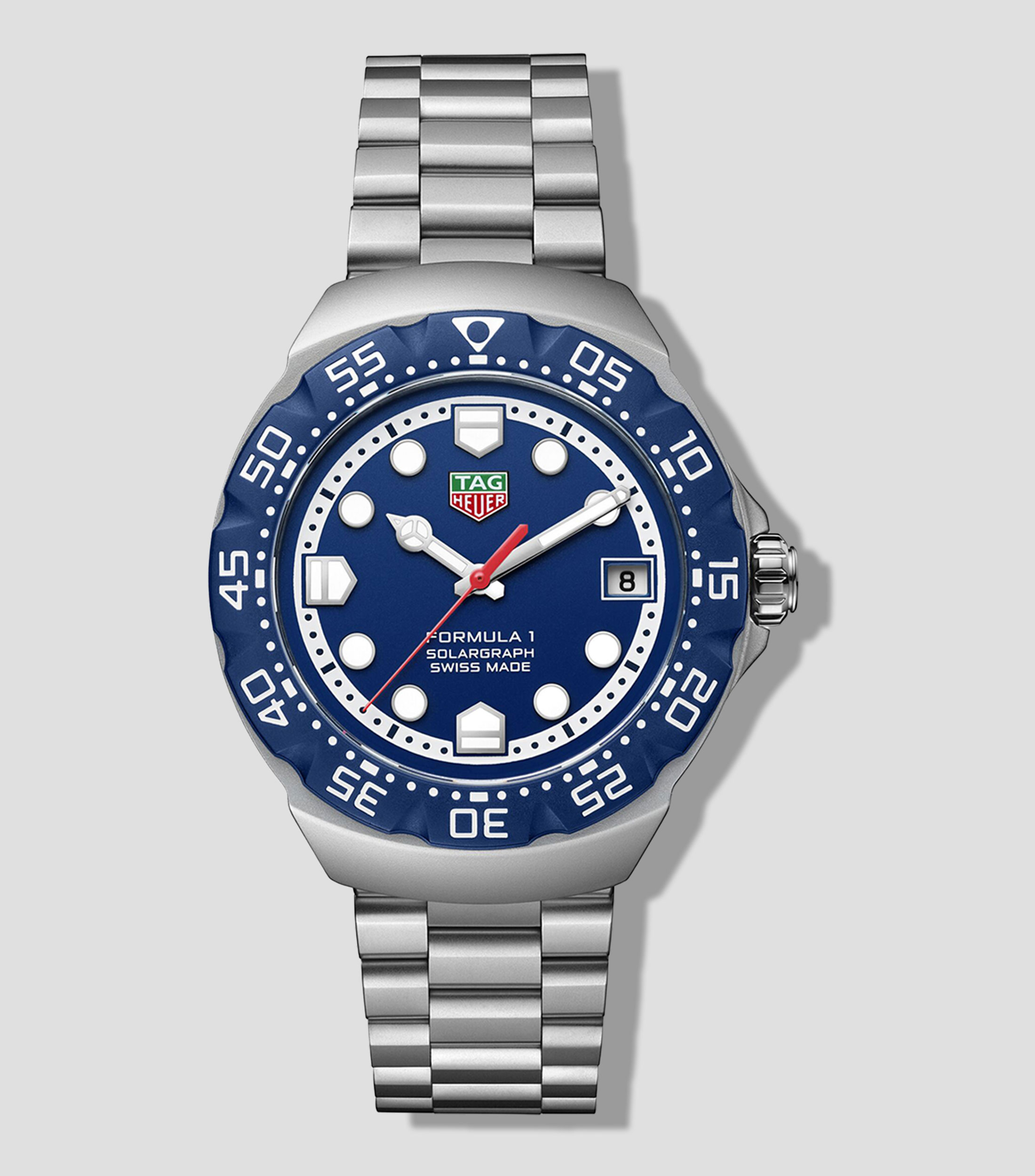 Reloj para Hombre Formula 1 Solargraph casual plateado