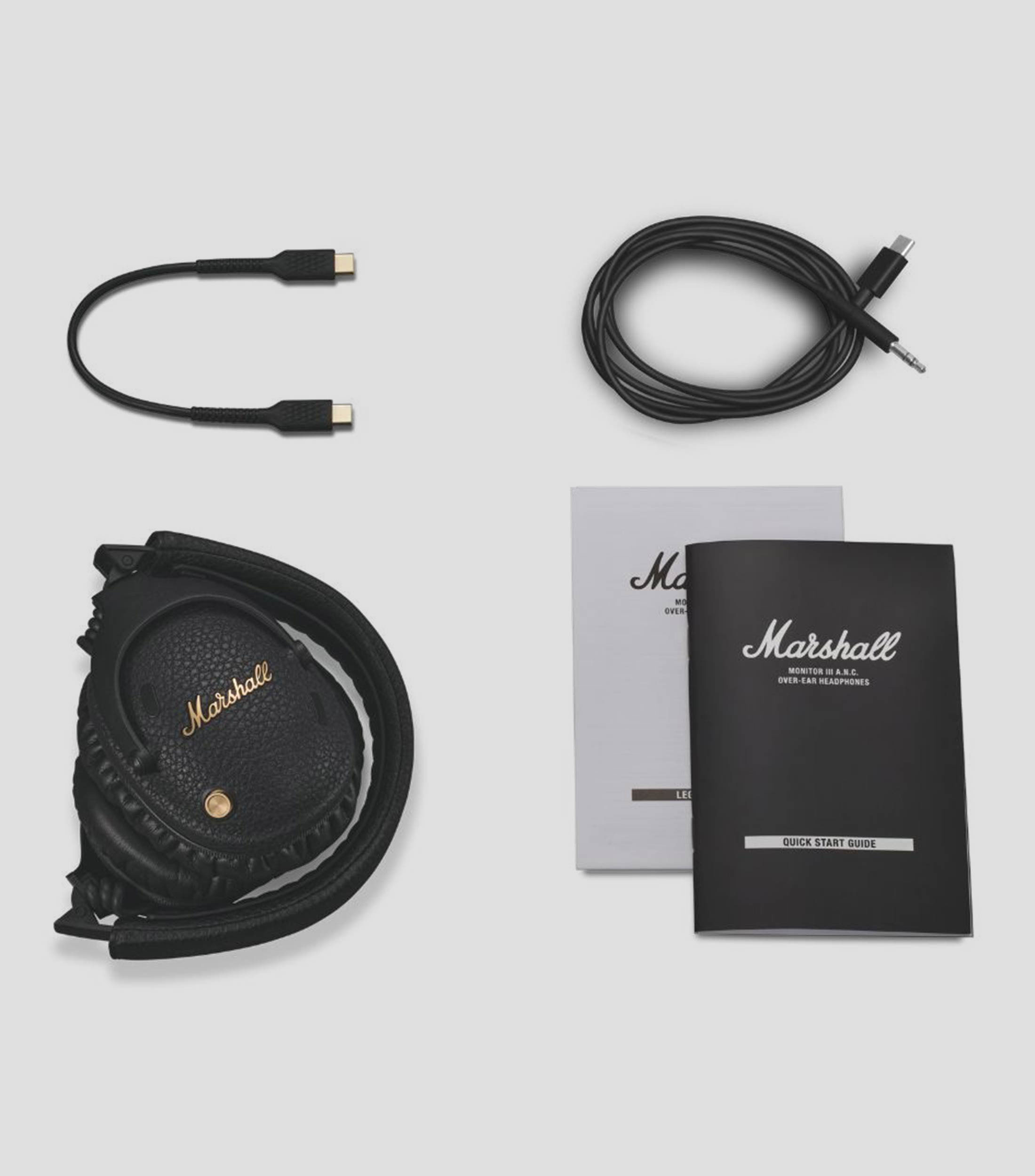 Audífonos Inalámbricos Bluetooth Marshall Monitor III A.N.C. Negros