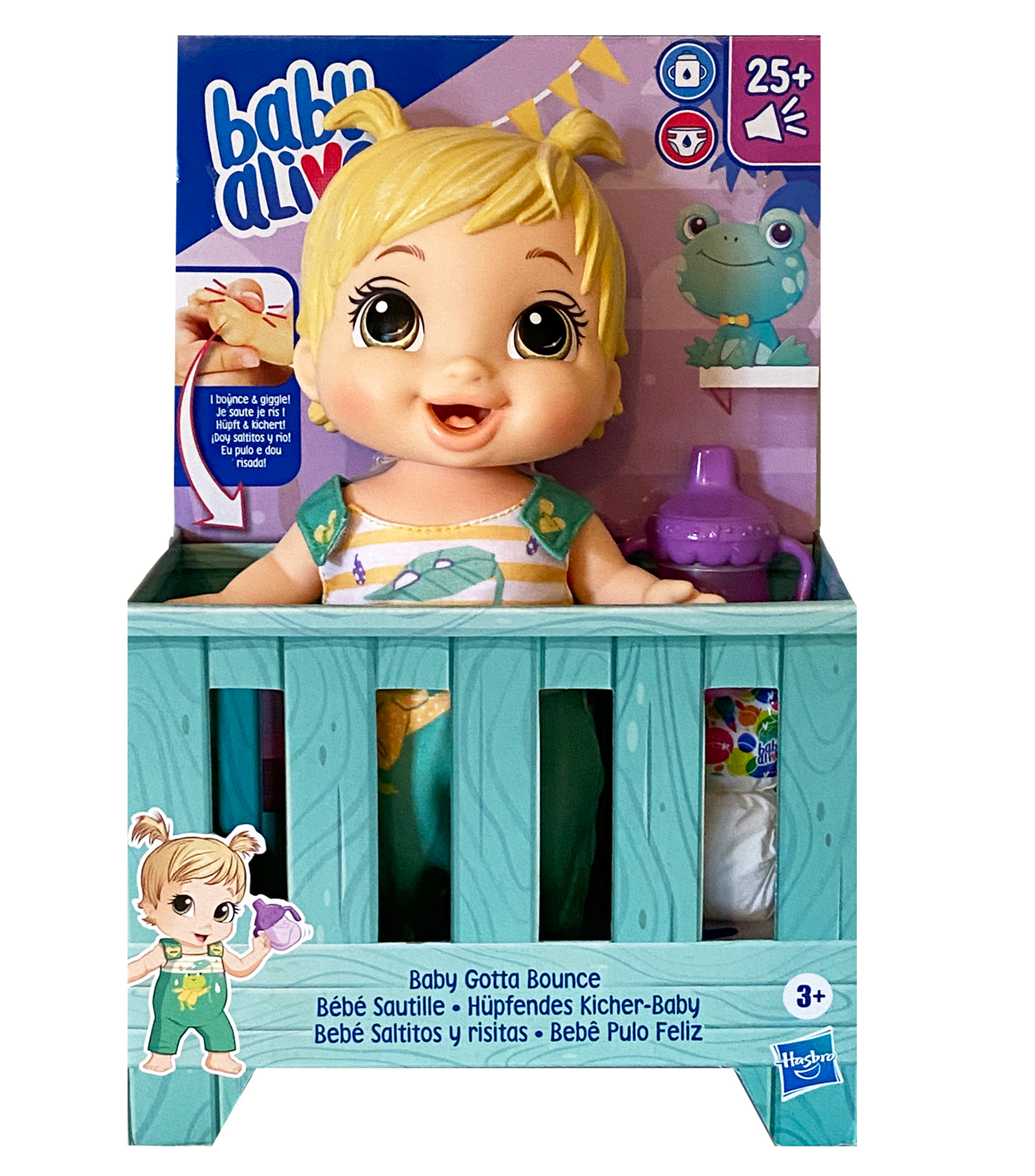 Baby Alive Muñeca bebé saltitos y risitas El Palacio de Hierro