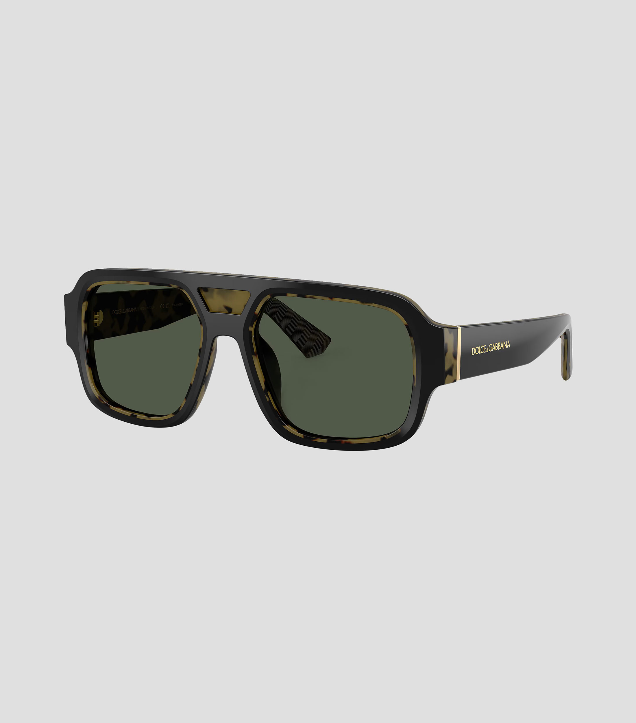 Lentes de sol cuadrados Prêt-à-Porter negro Unisex