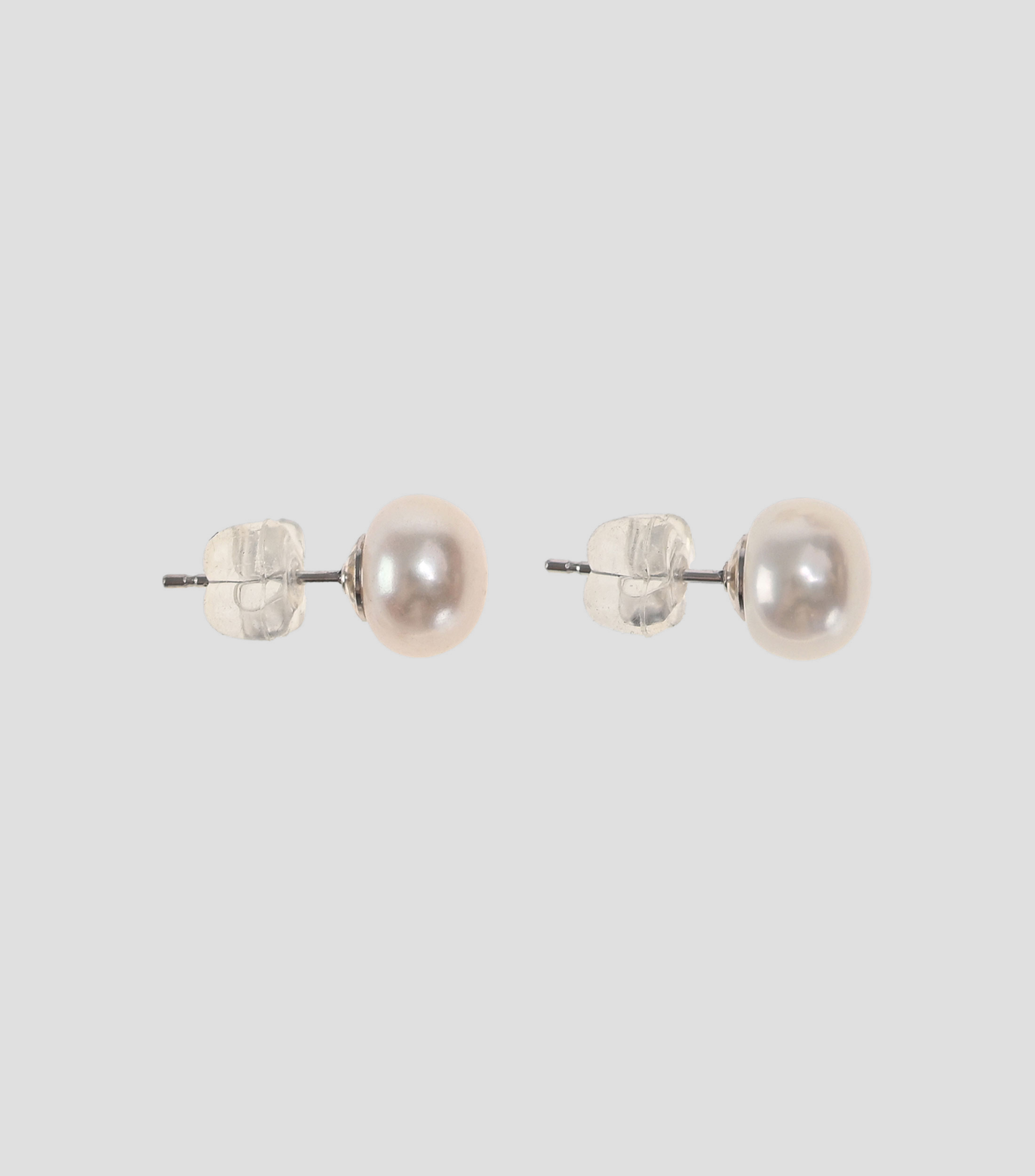 Aretes Super 7 blancos Mujer