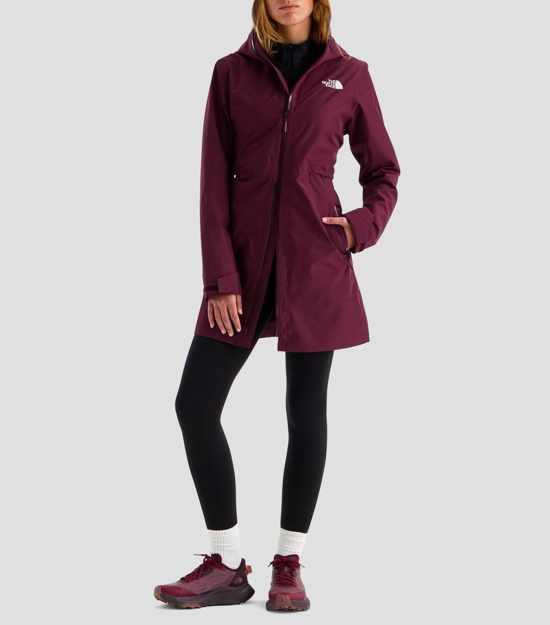 Chamarra Parka impermeable W DRYVENT Hikesteller Parka con capucha Mujer
