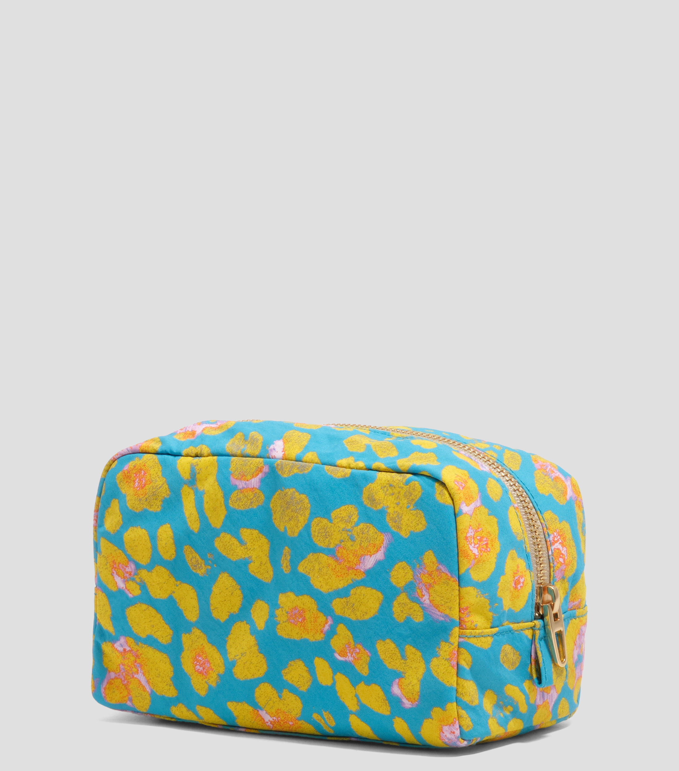 Cosmetiquera pequeña con estampado Leopard Mujer