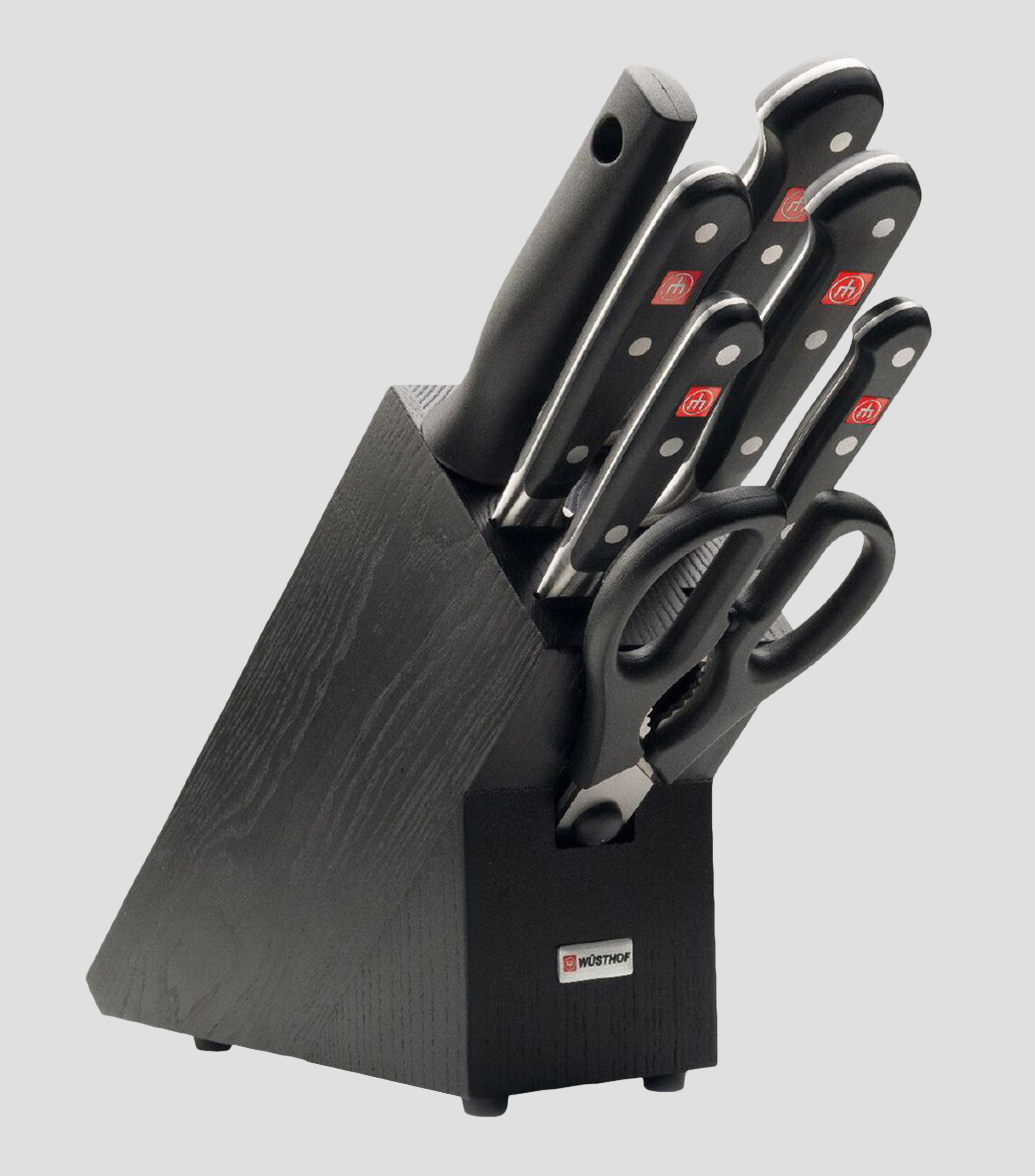 Bloque de cuchillos 7 piezas Acero