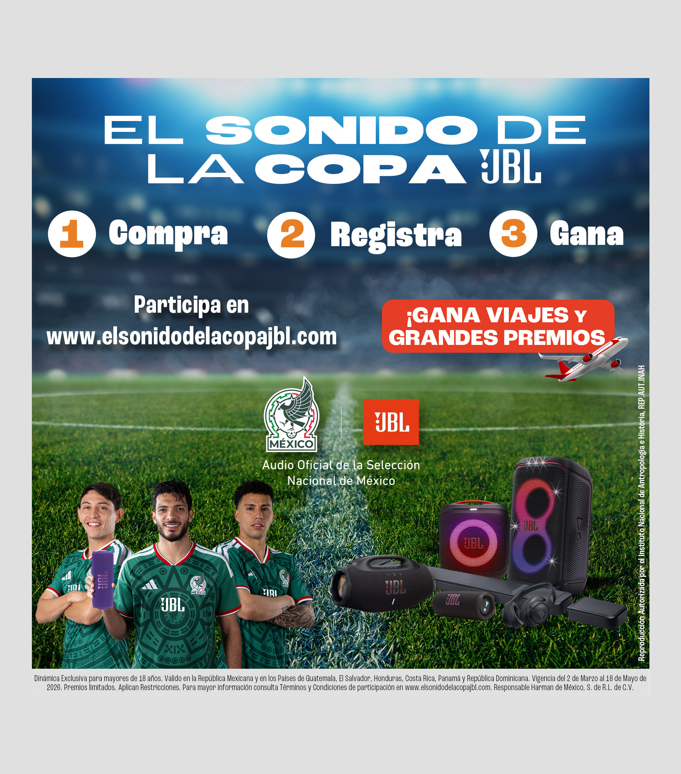 Bocina Portátil Inalámbrica Bluetooth Go + Play 3 Negro