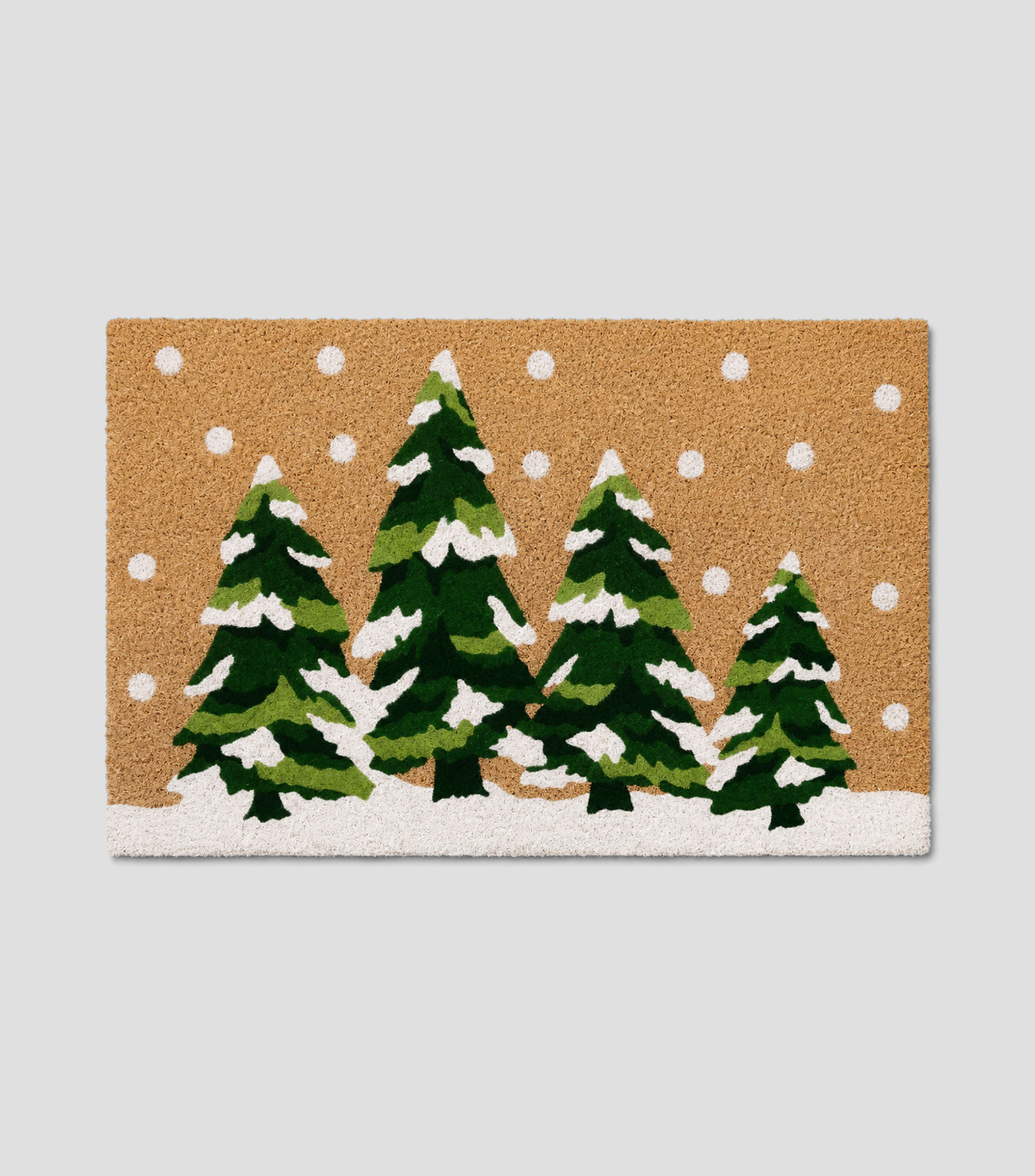 Tapete decorativo con árboles en material sintético 45 x 75 cm