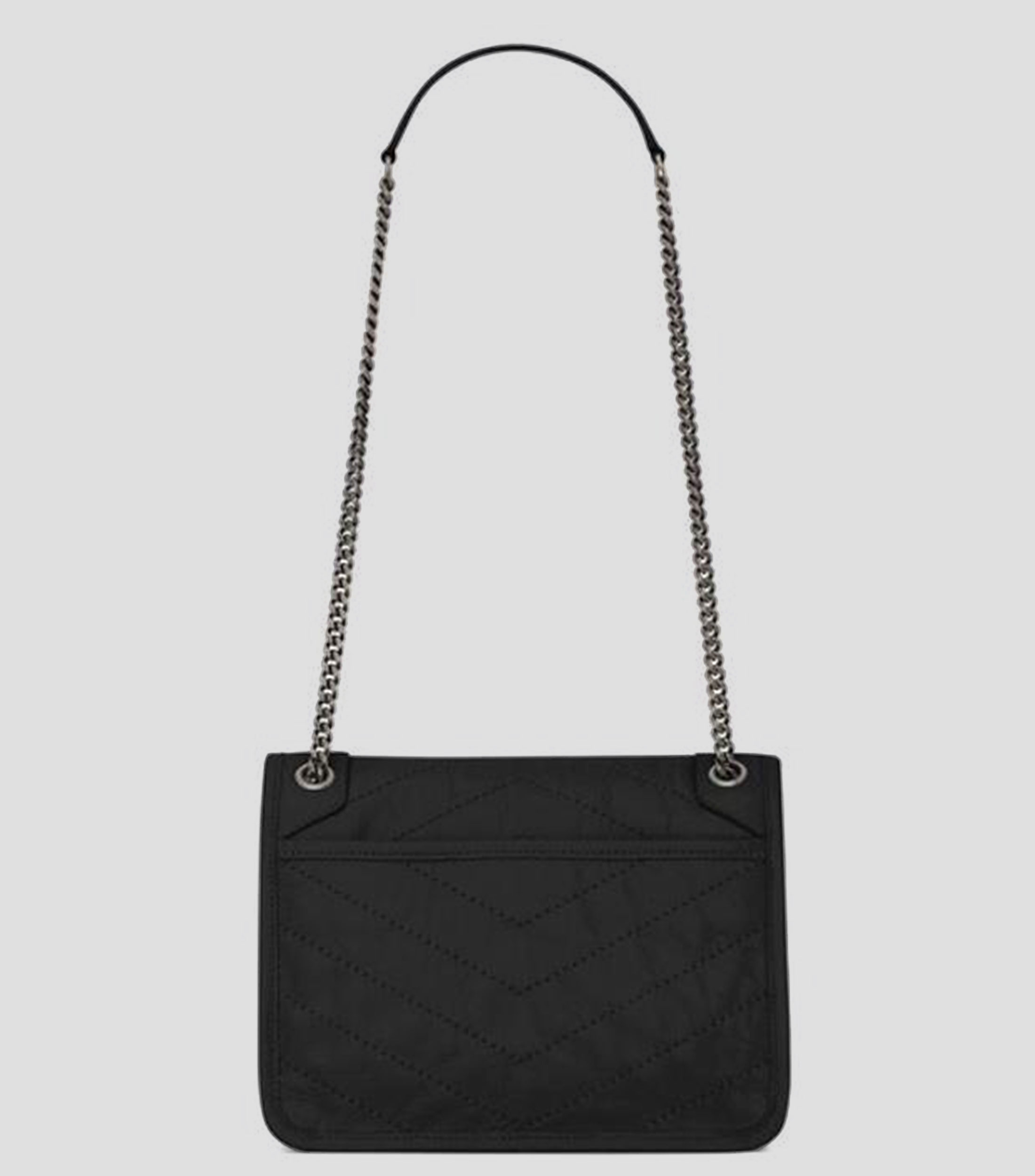 Bolsa crossbody negro en piel Niki Baby Mujer