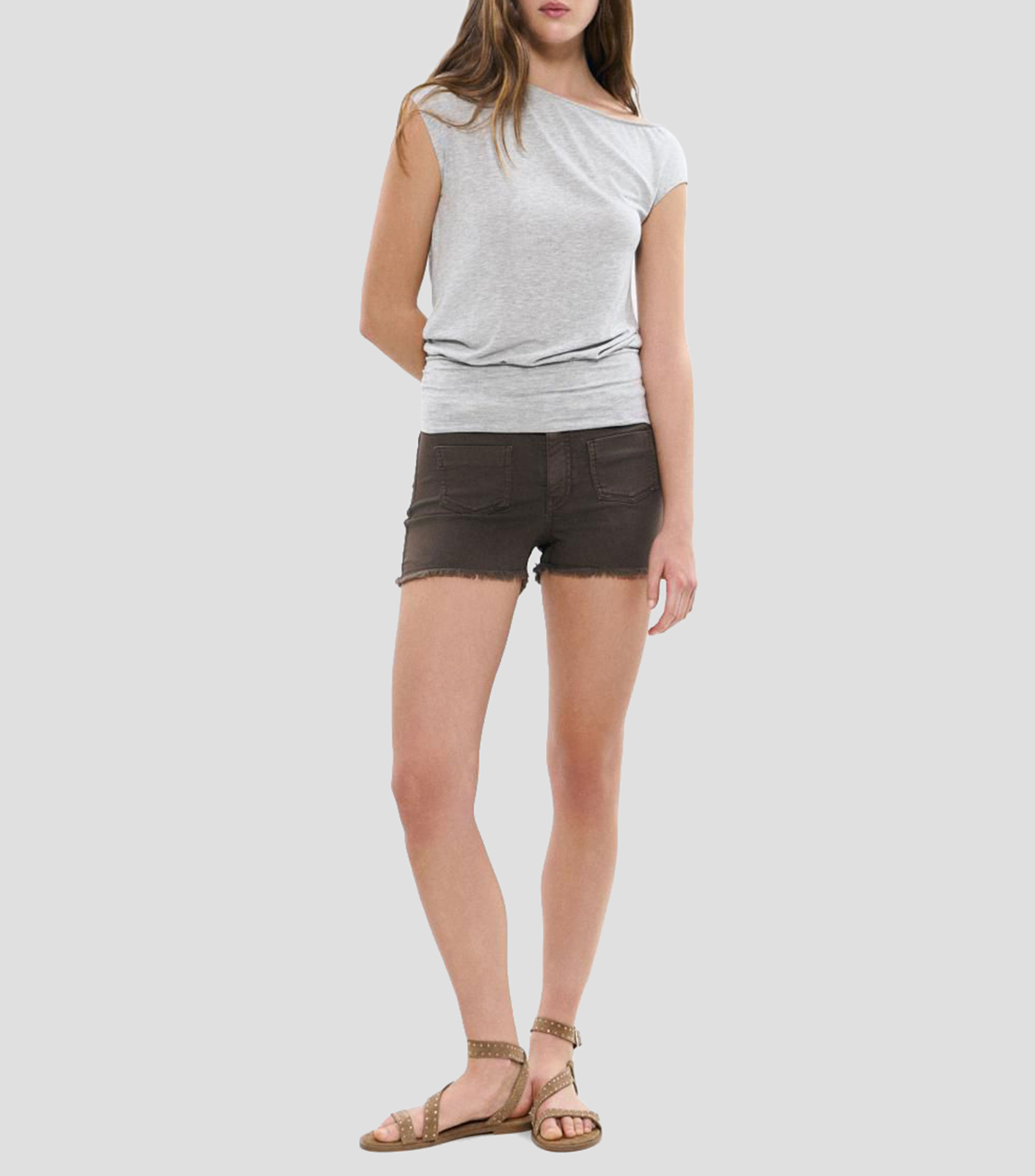 Short liso Mujer