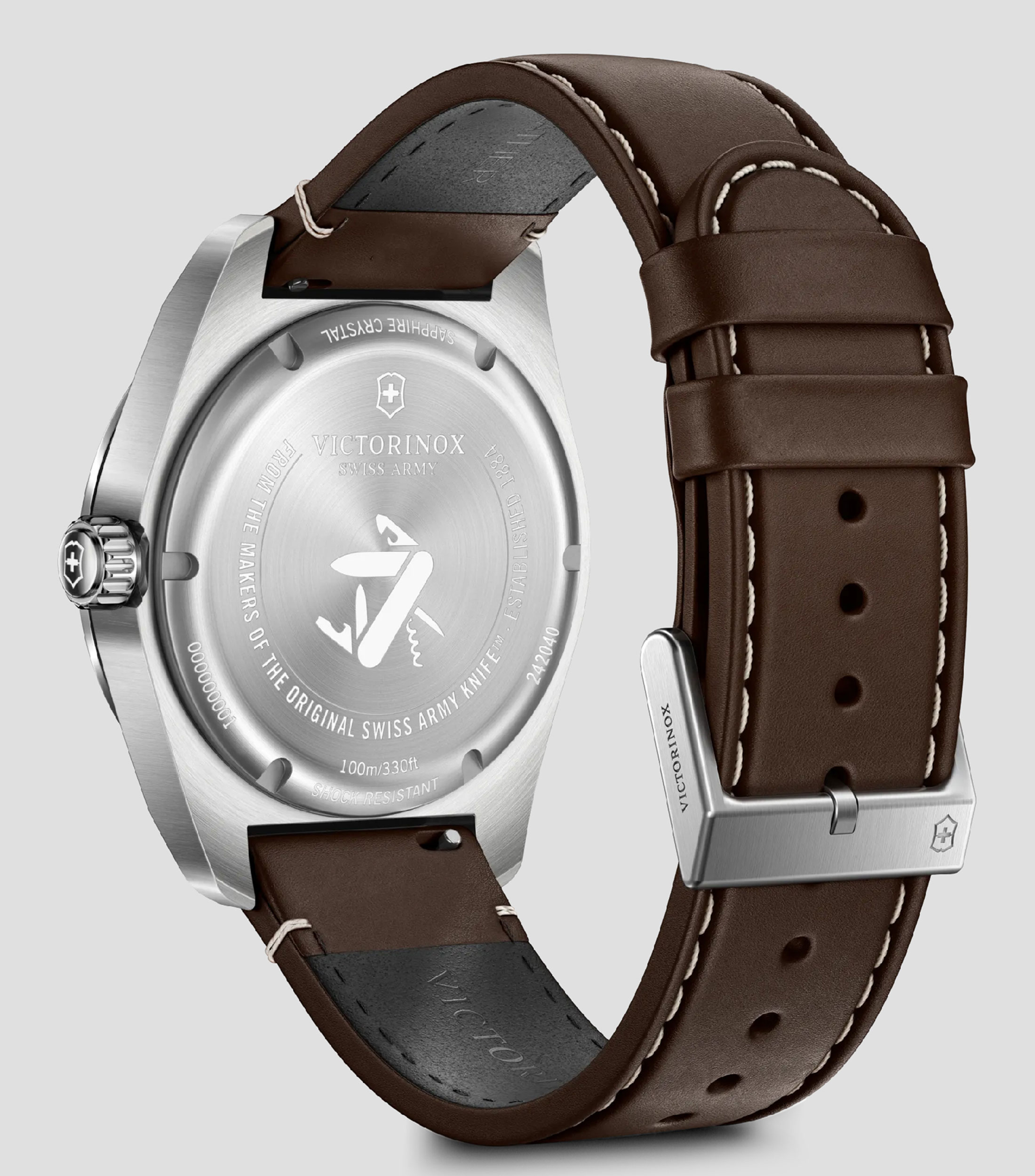 Reloj para Hombre Swiss Army Casual Plateado, Azul