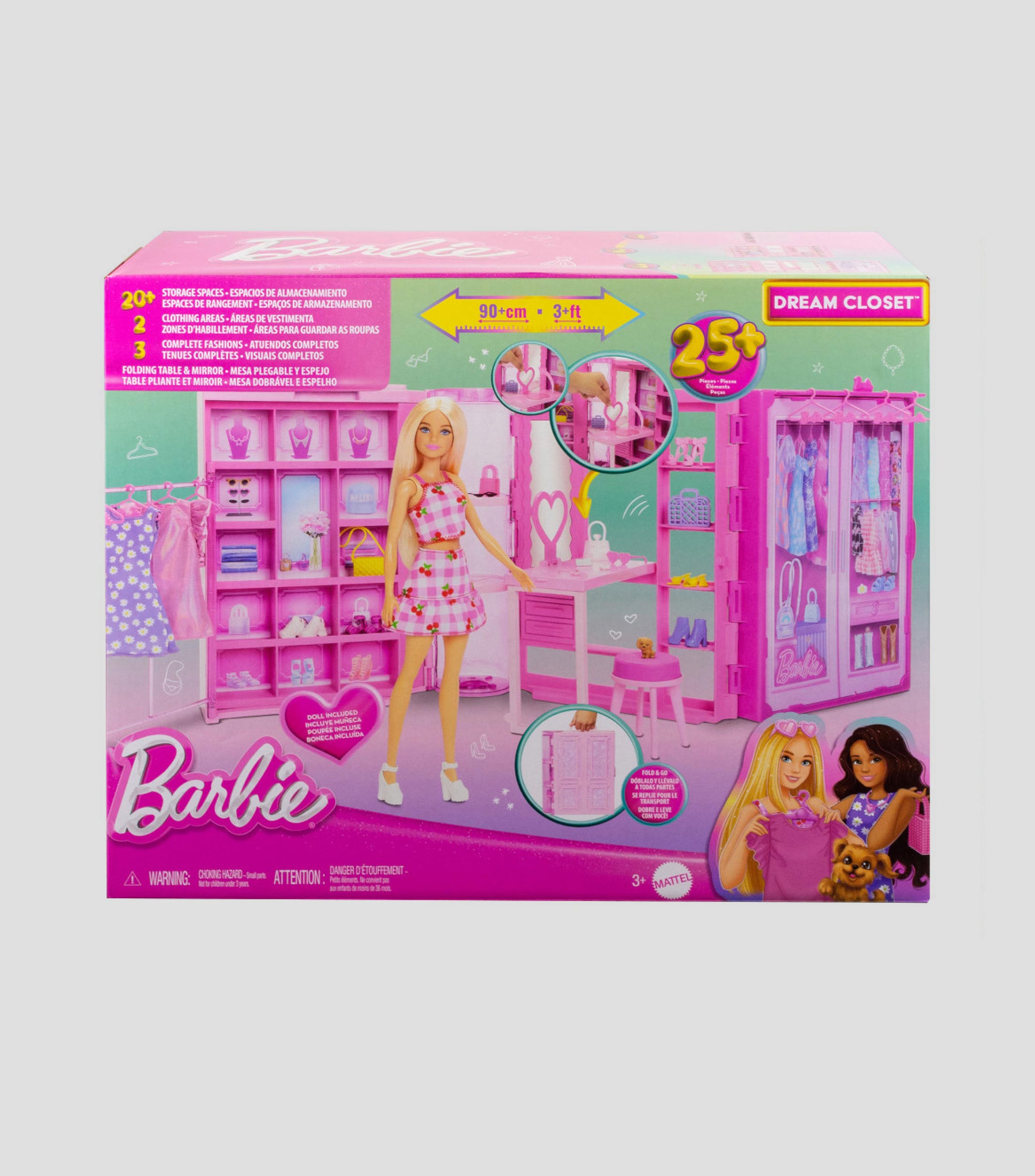 BARBIE CLOSET DE LOS SUENOS MUNECA