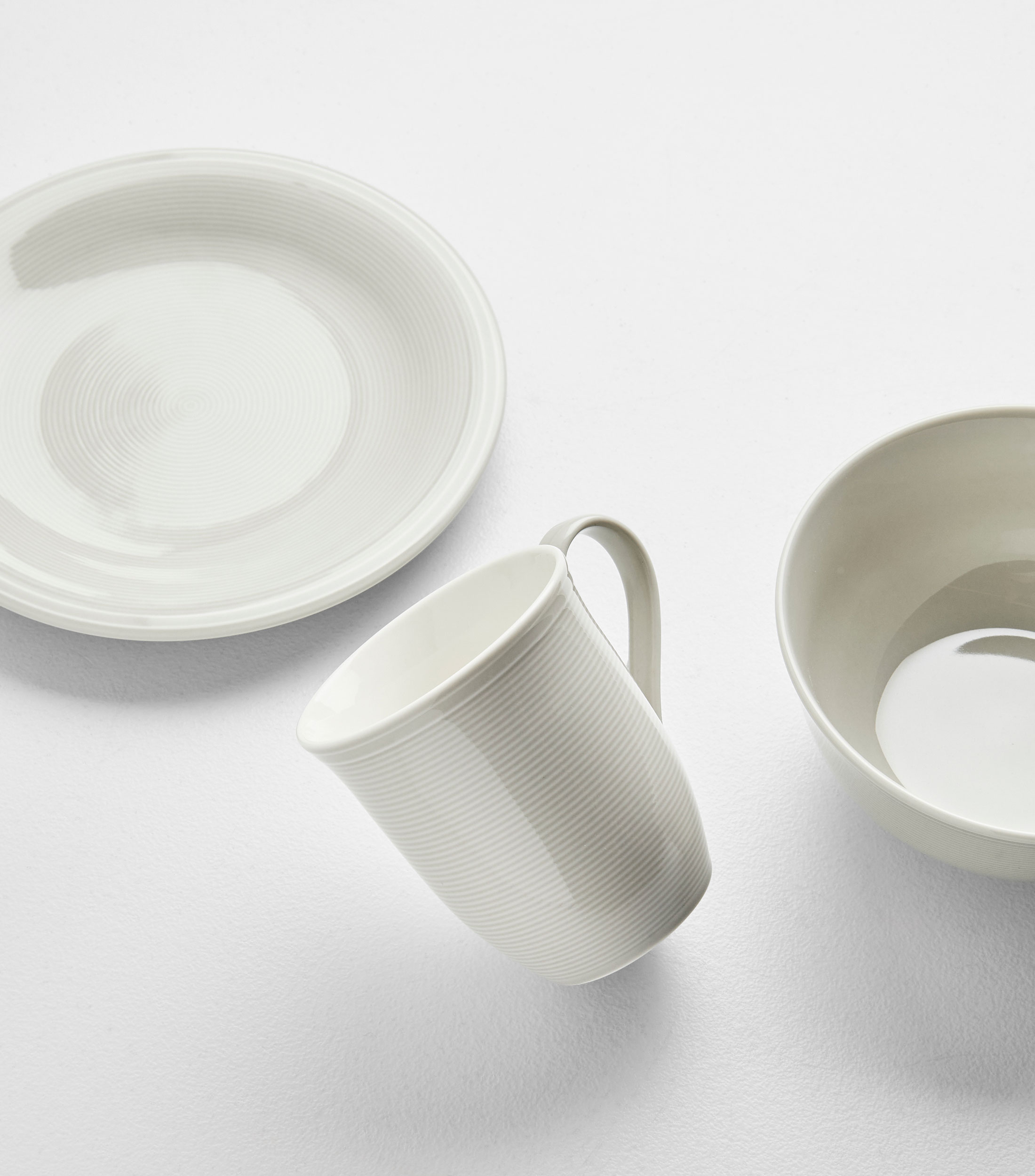 Taza Rhythm gris claro