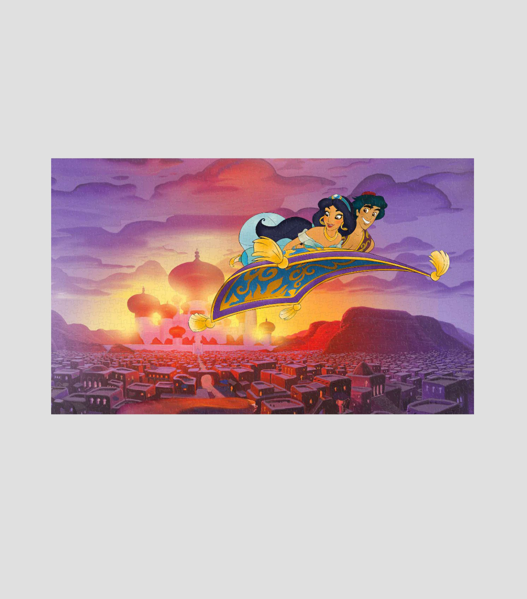 Rompecabezas Aladino y Jasmine Disney 1000 piezas