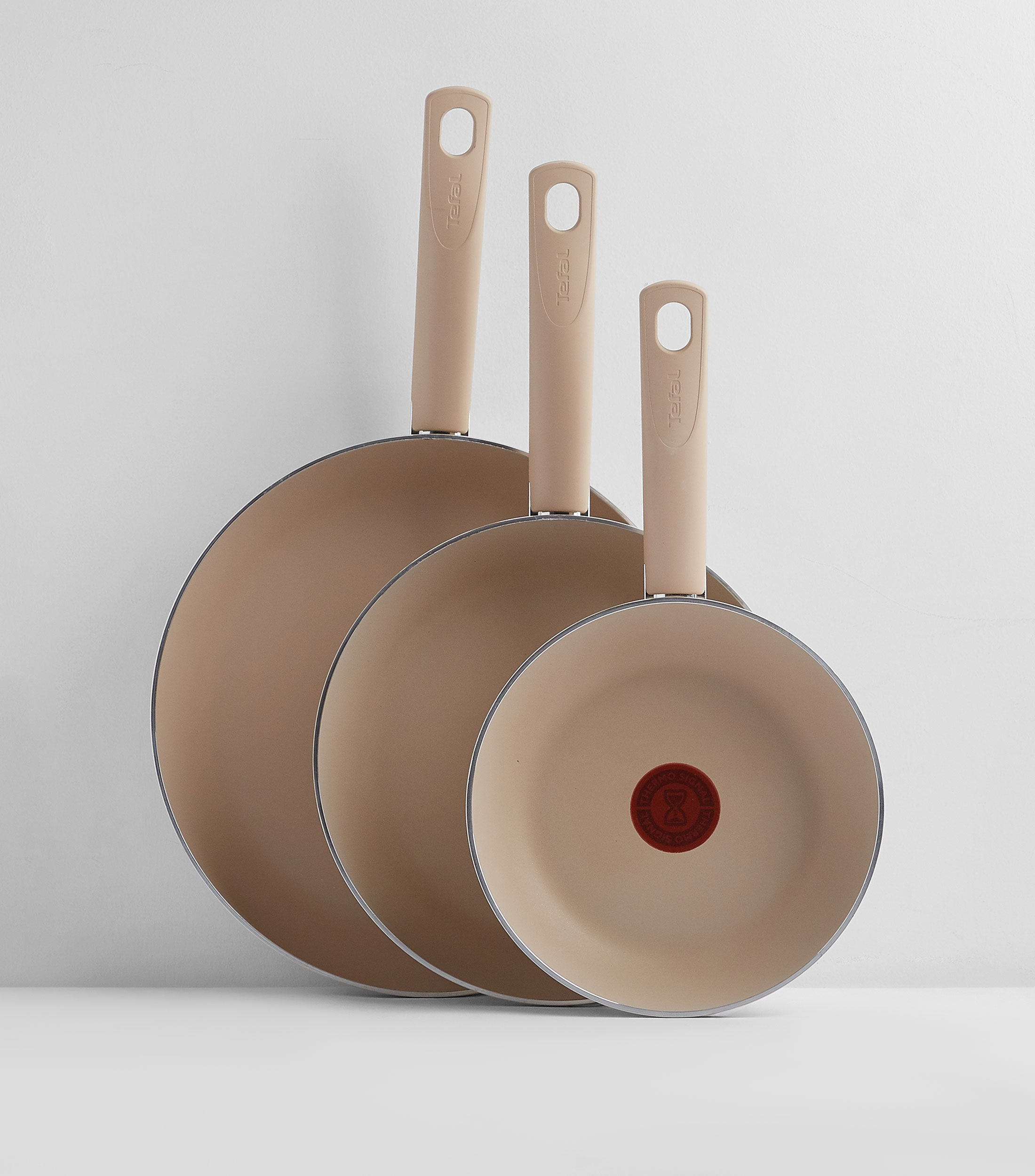 Set 3 sartenes en aluminio Trendy Titanium