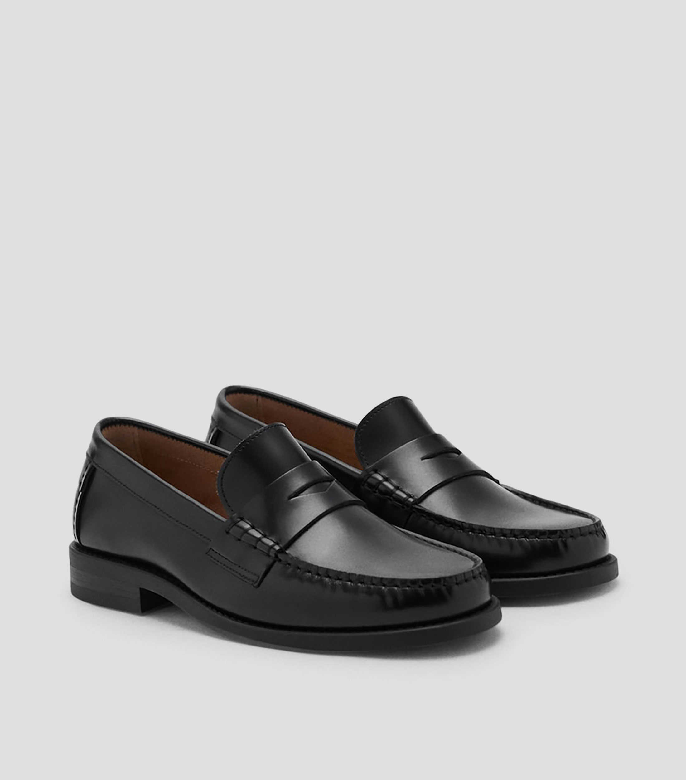 Mocasines en Piel con Antifaz Hombre