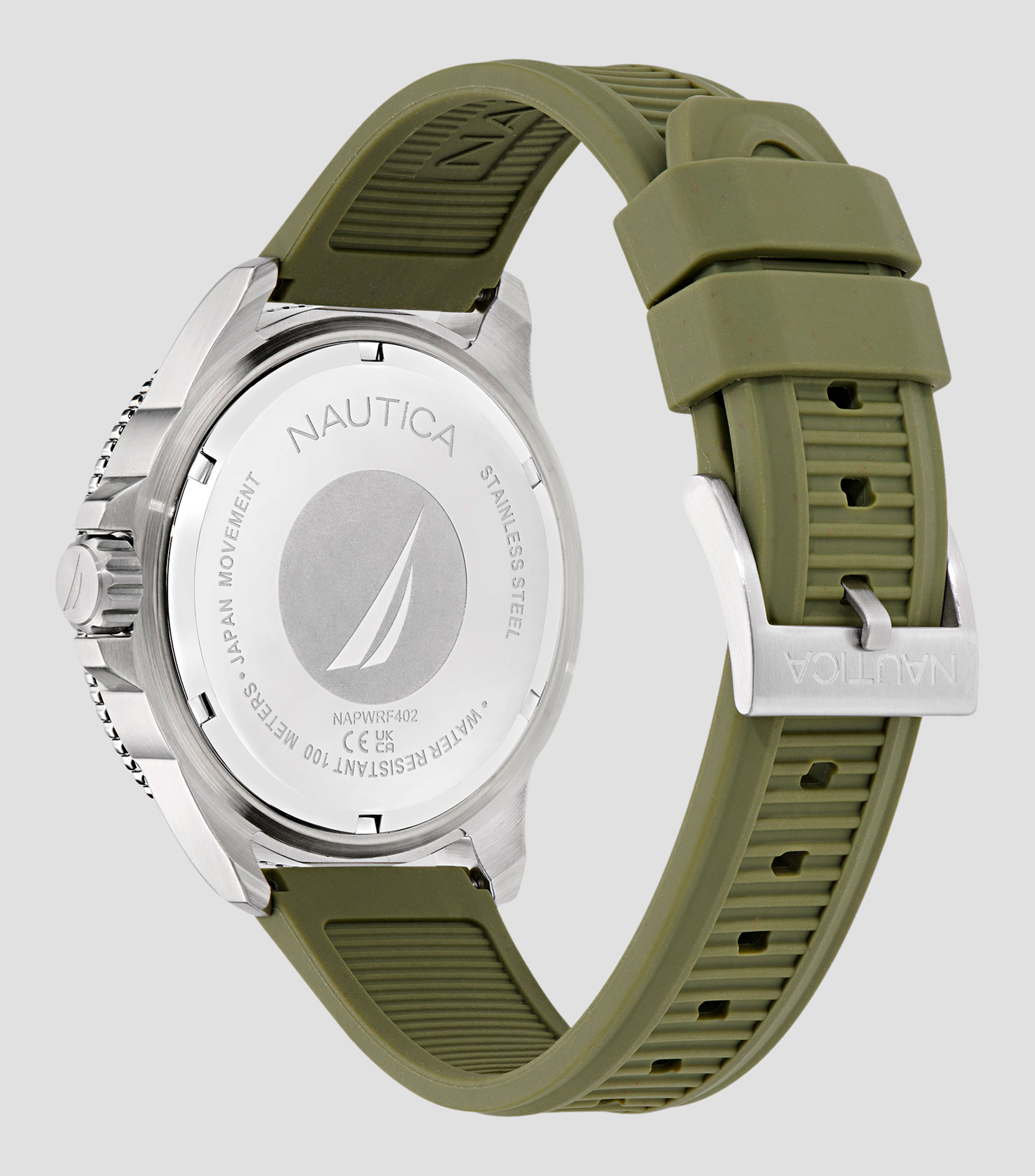Reloj para Hombre NCT Windrose Casual Verde olivo