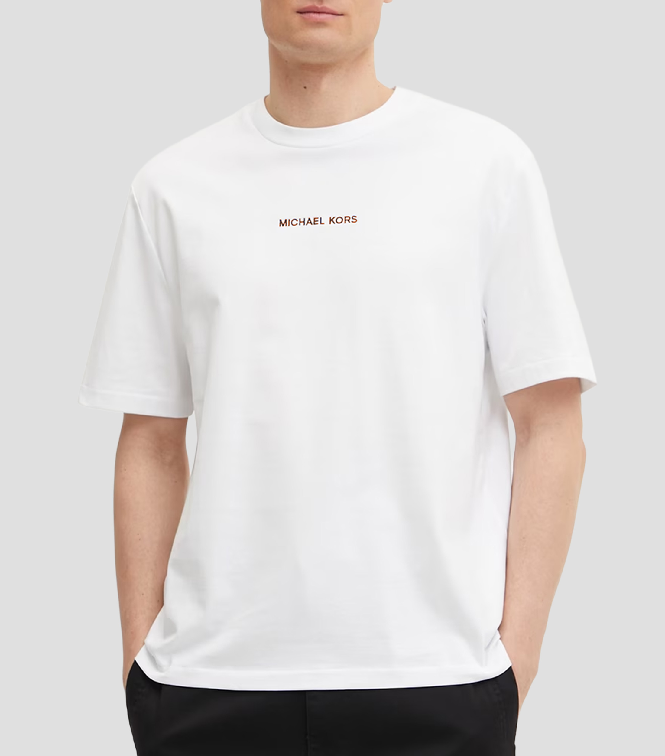 Playera cuello redondo manga corta lisa Hombre