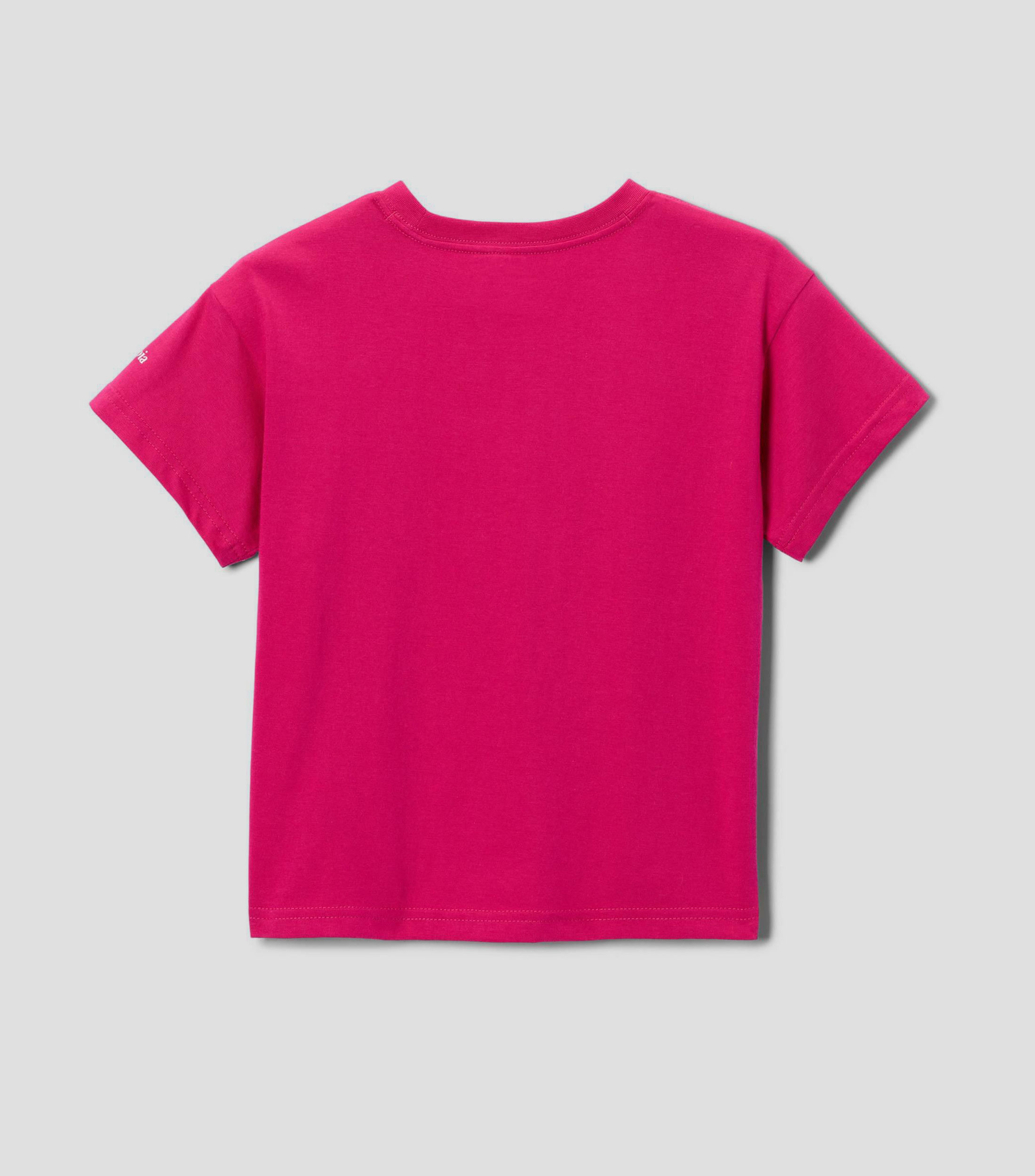 Playera de cuello redondo con manga corta estampada Niña