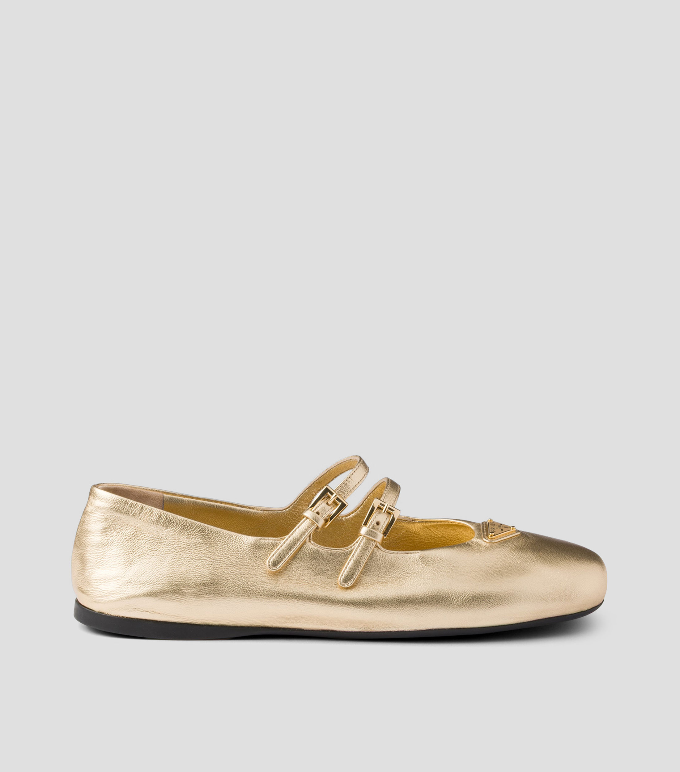 Flats en piel Mujer